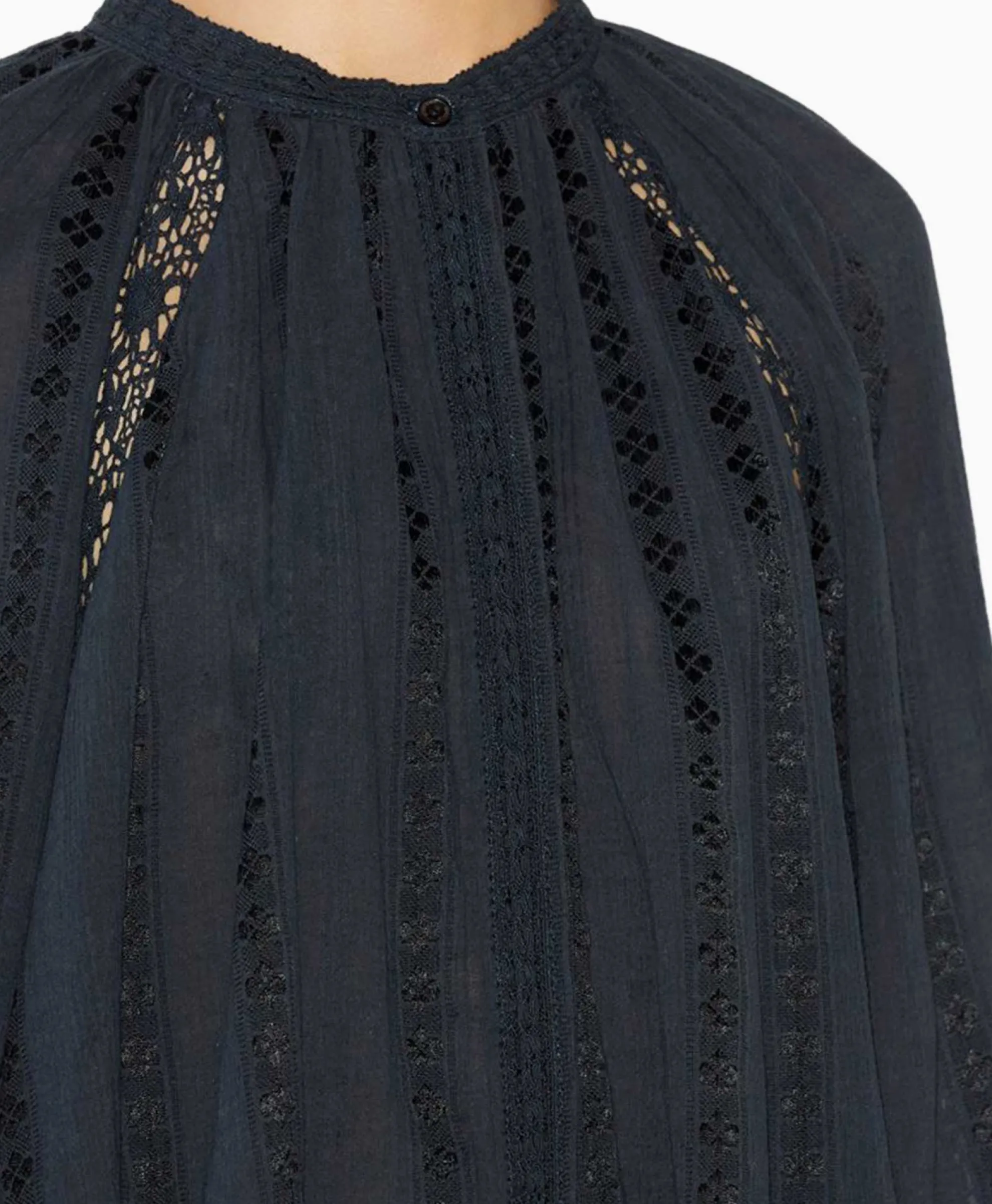 Marant Etoile Blouse Janelle-Ga Zwart