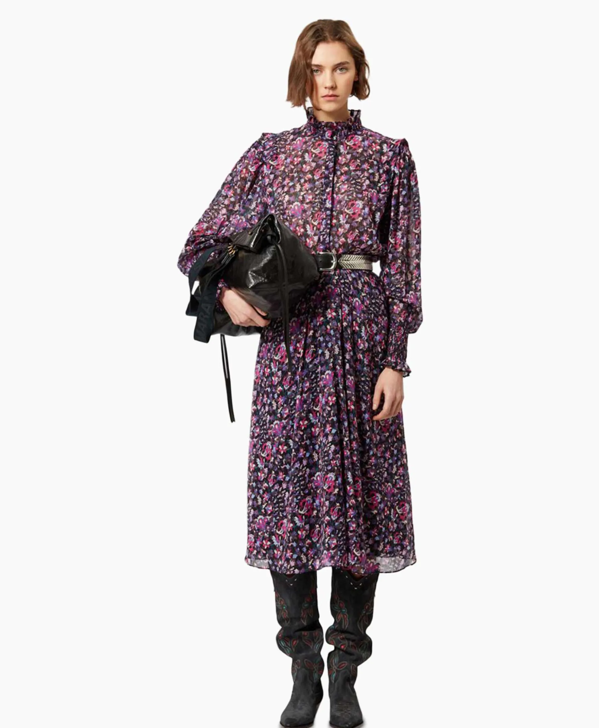 Marant Etoile Maxi Jurk Galoa-Ga Blauw