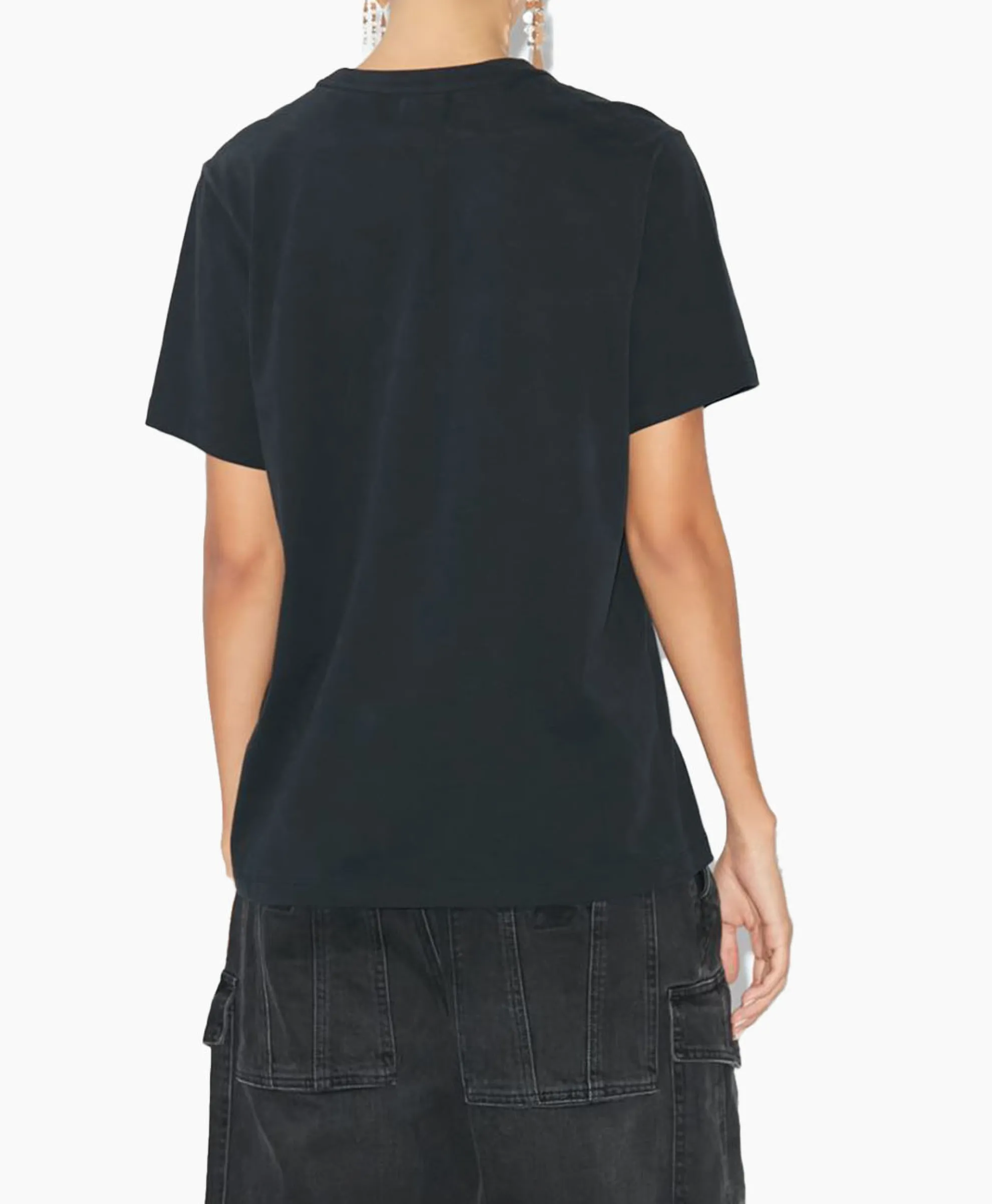 Marant Etoile T-Shirt Korte Mouw Zewel-Ga Zwart