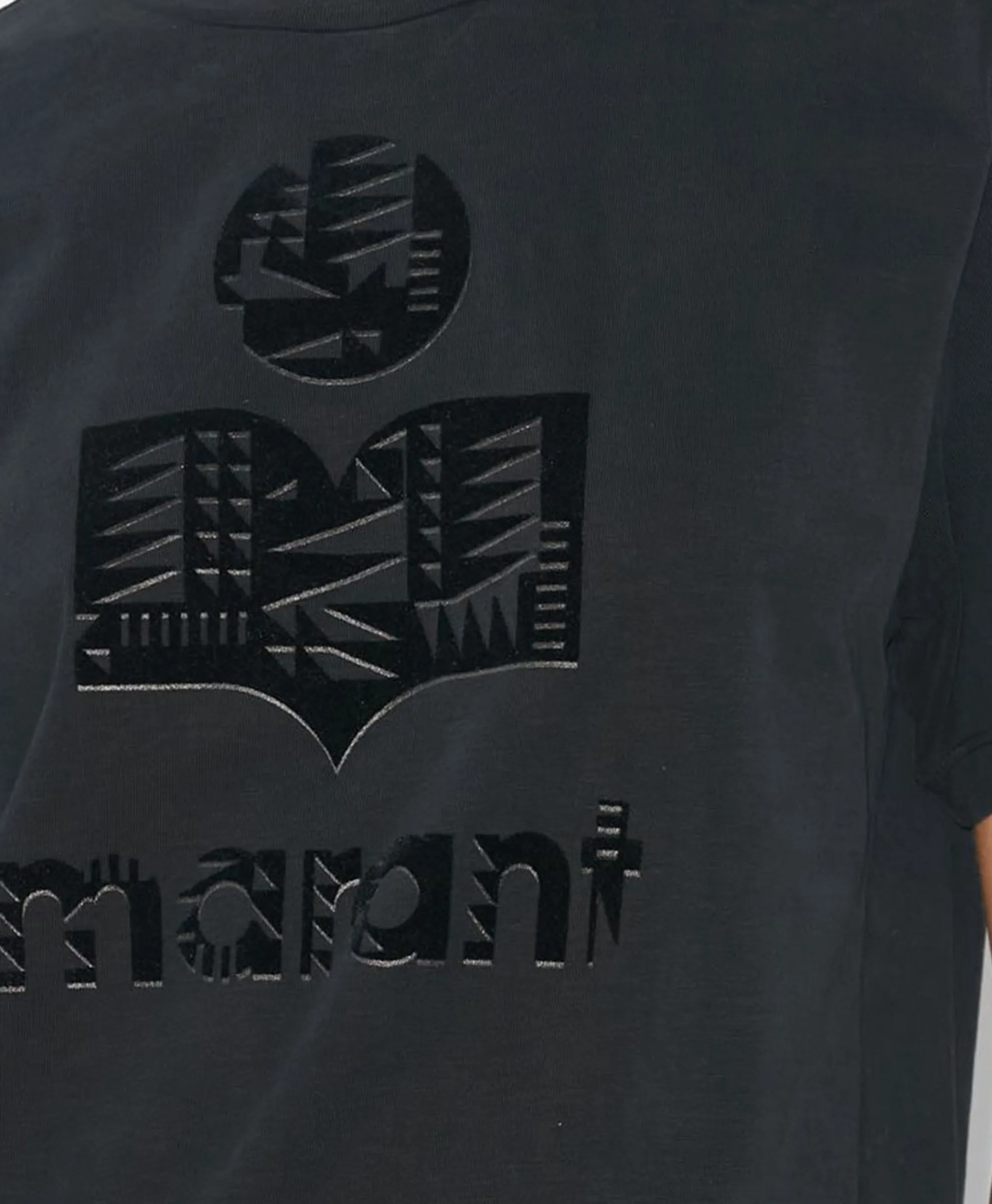 Marant Etoile T-Shirt Korte Mouw Zewel-Ga Zwart