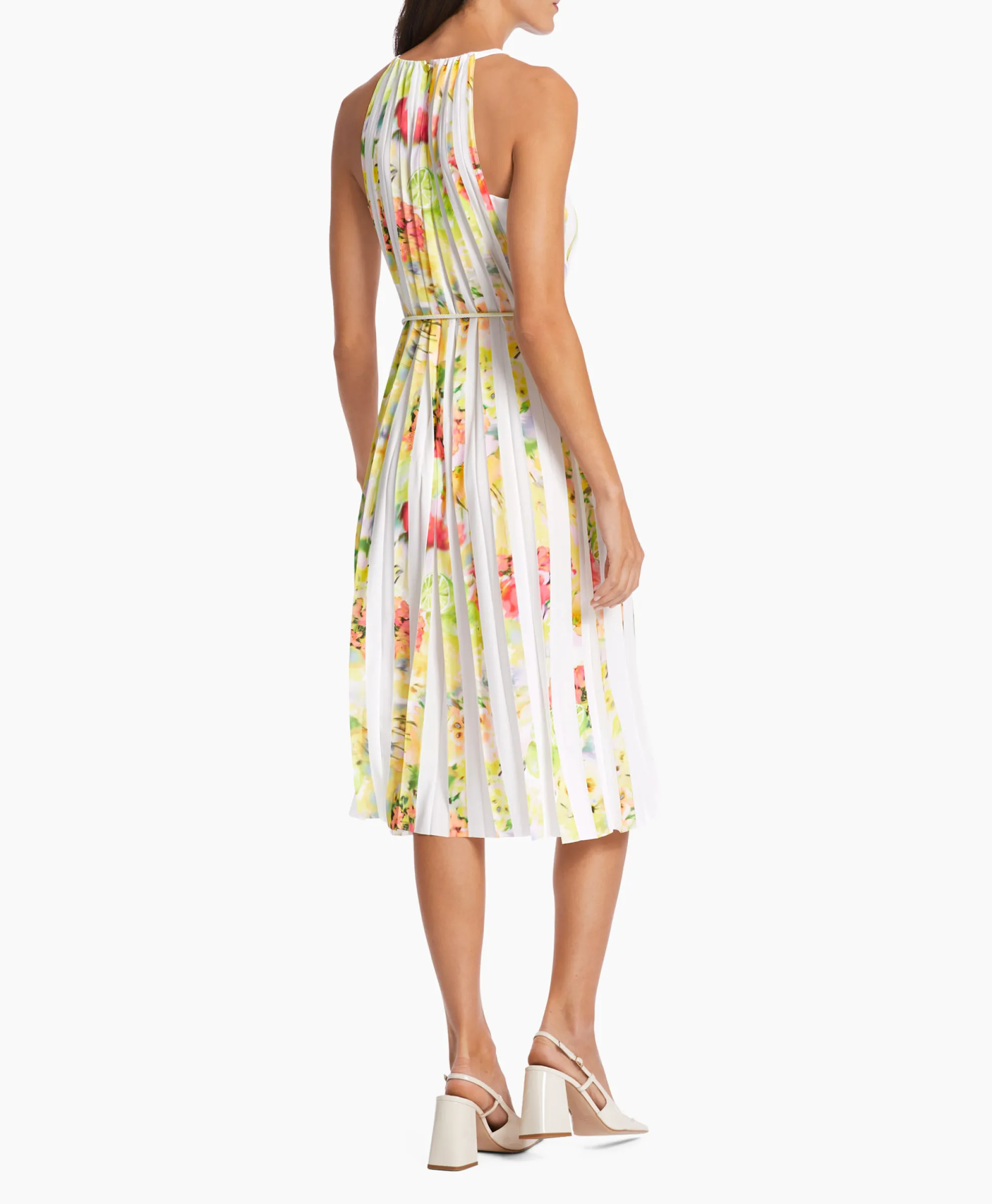 Marccain Collectie Jurk Wc 21.27 W36 Midden Geel