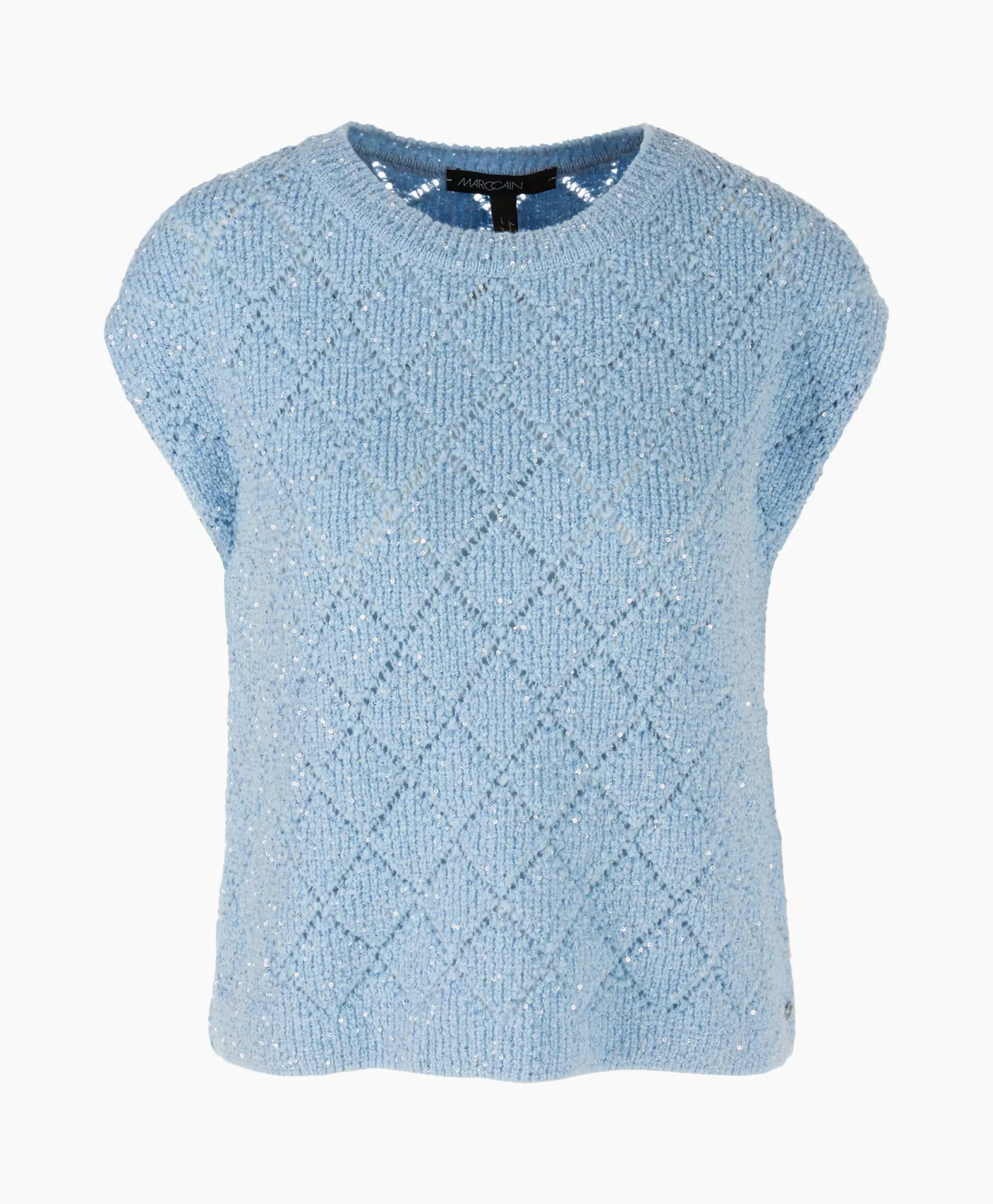 Marccain Collectie Top Wc 42.01 M25 Licht Blauw