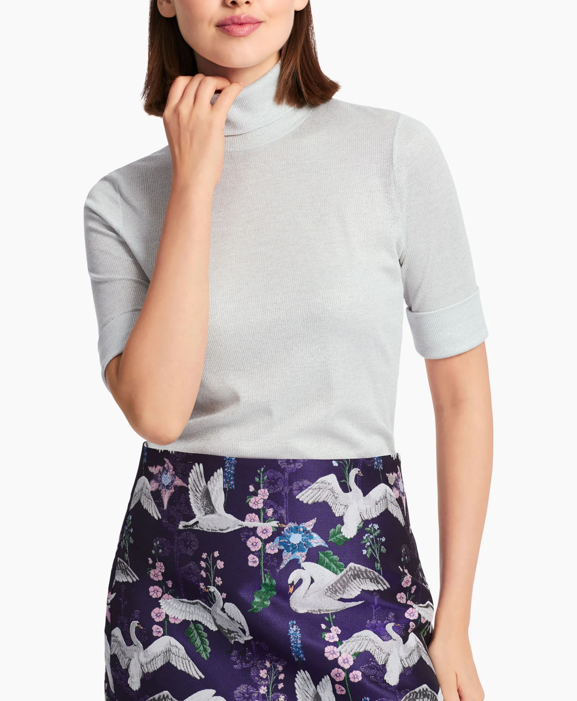 Marccain Collectie T-Shirt Wc 48.17 J37 Zilver