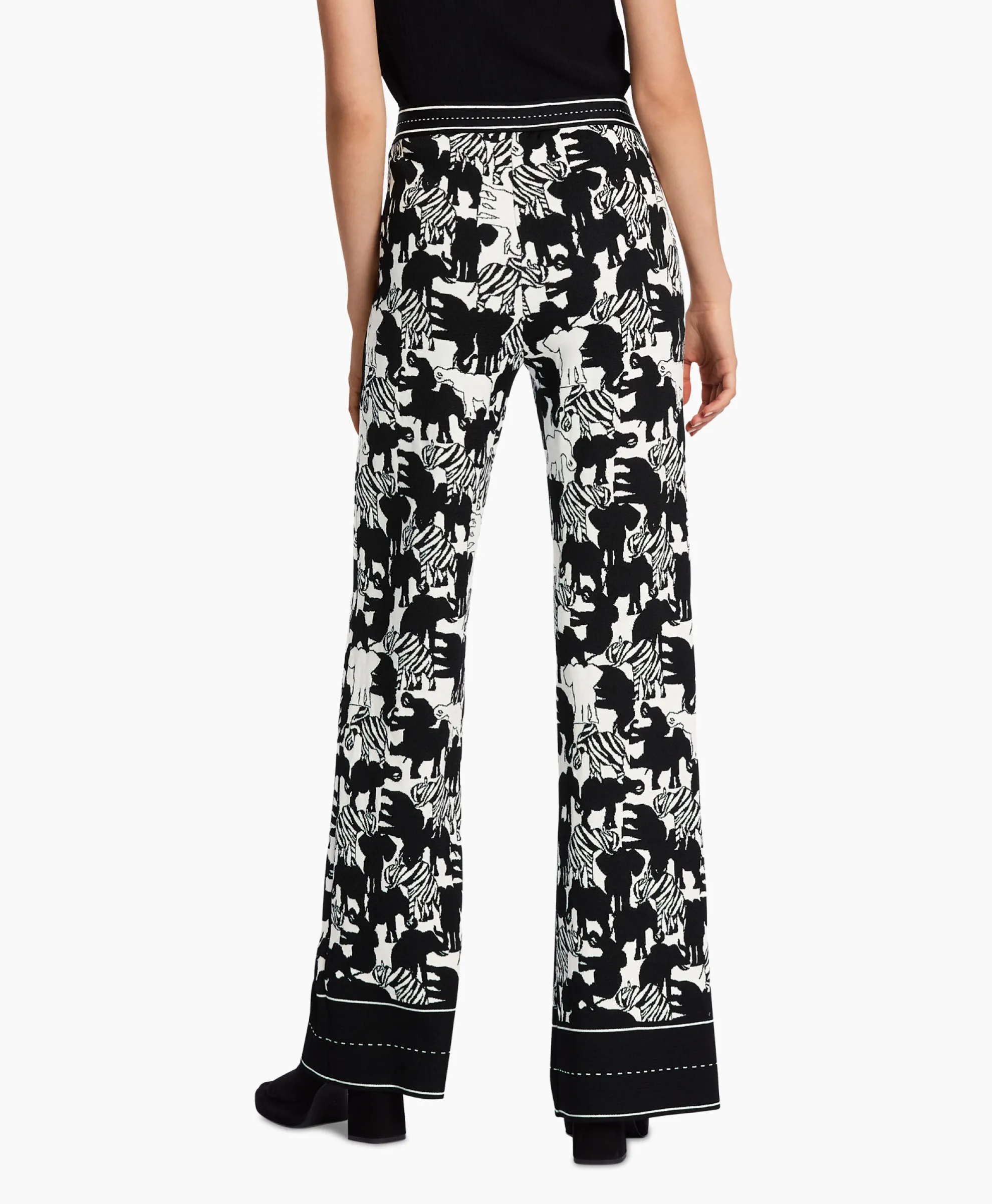 Marccain Collectie Broek Wc 81.04 M03 Print + 2 Kleurig