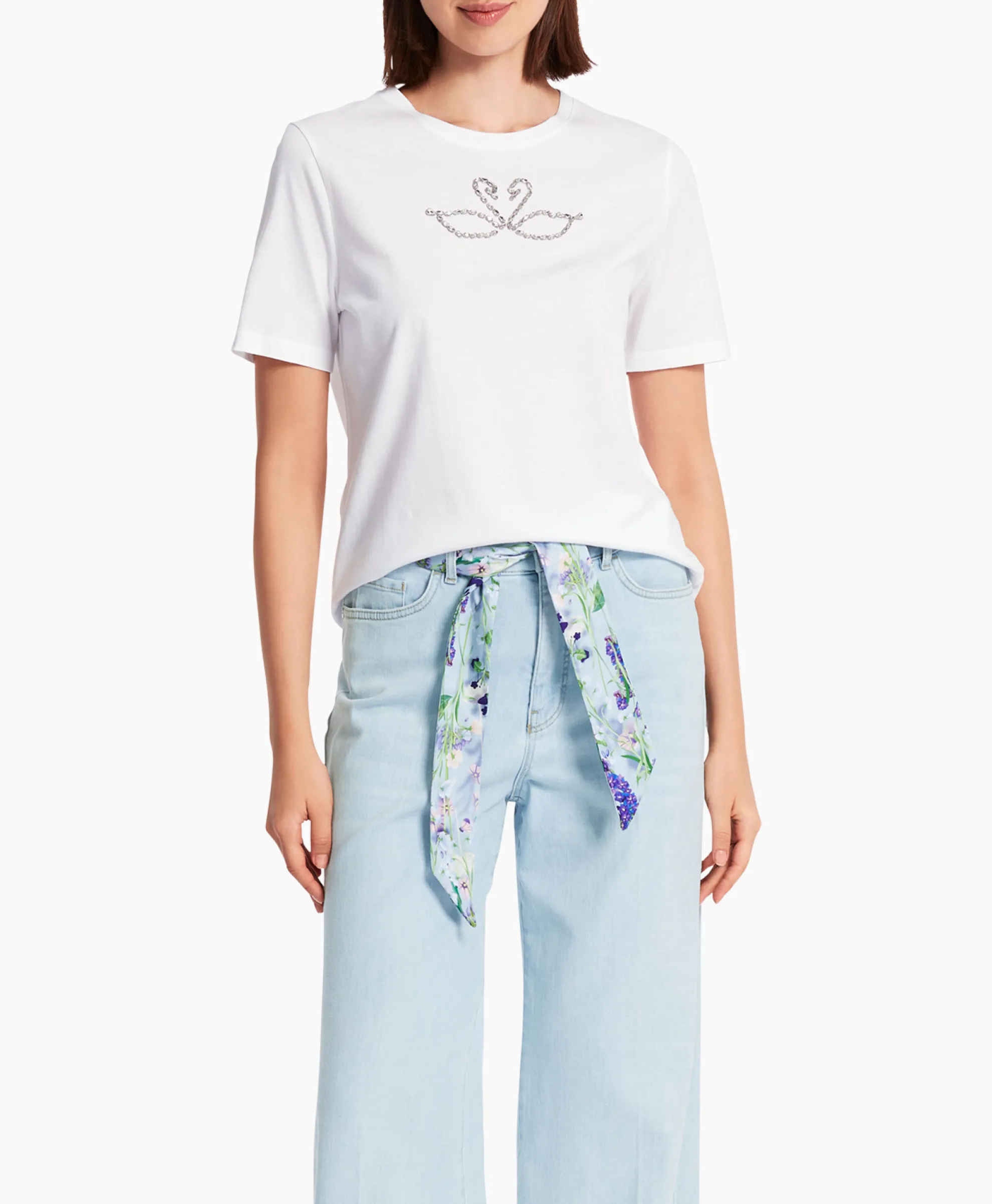 Marccain Collectie T-Shirt Wc 48.06 J29 Wit