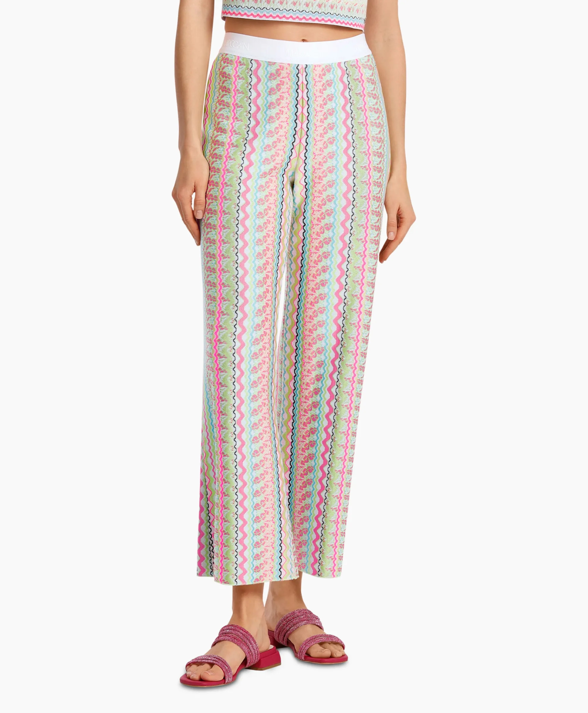 Marccain Collectie Broek Wc 81.38 M36 Groen