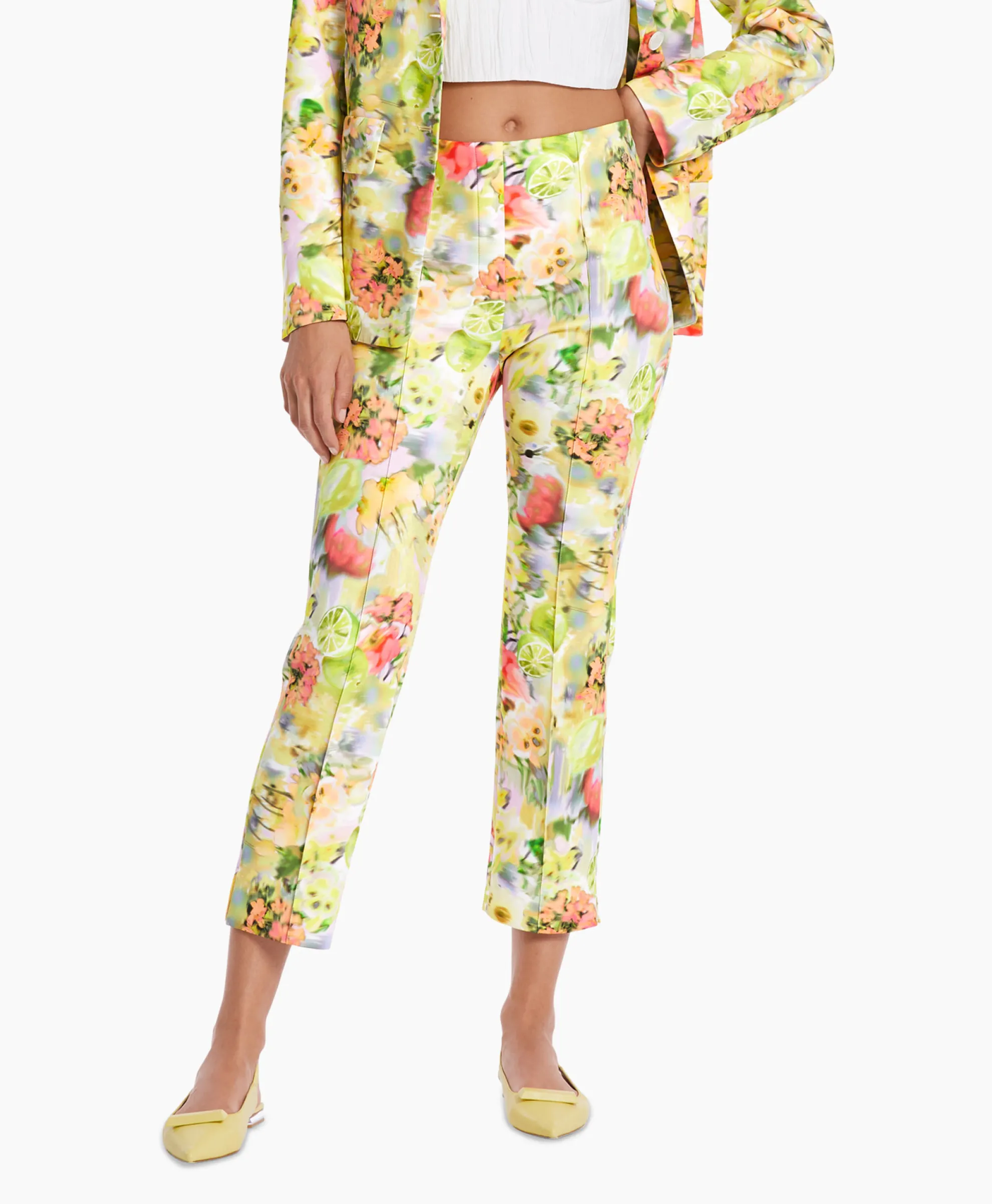 Marccain Collectie Broek Wc 81.12 J21 Midden Geel