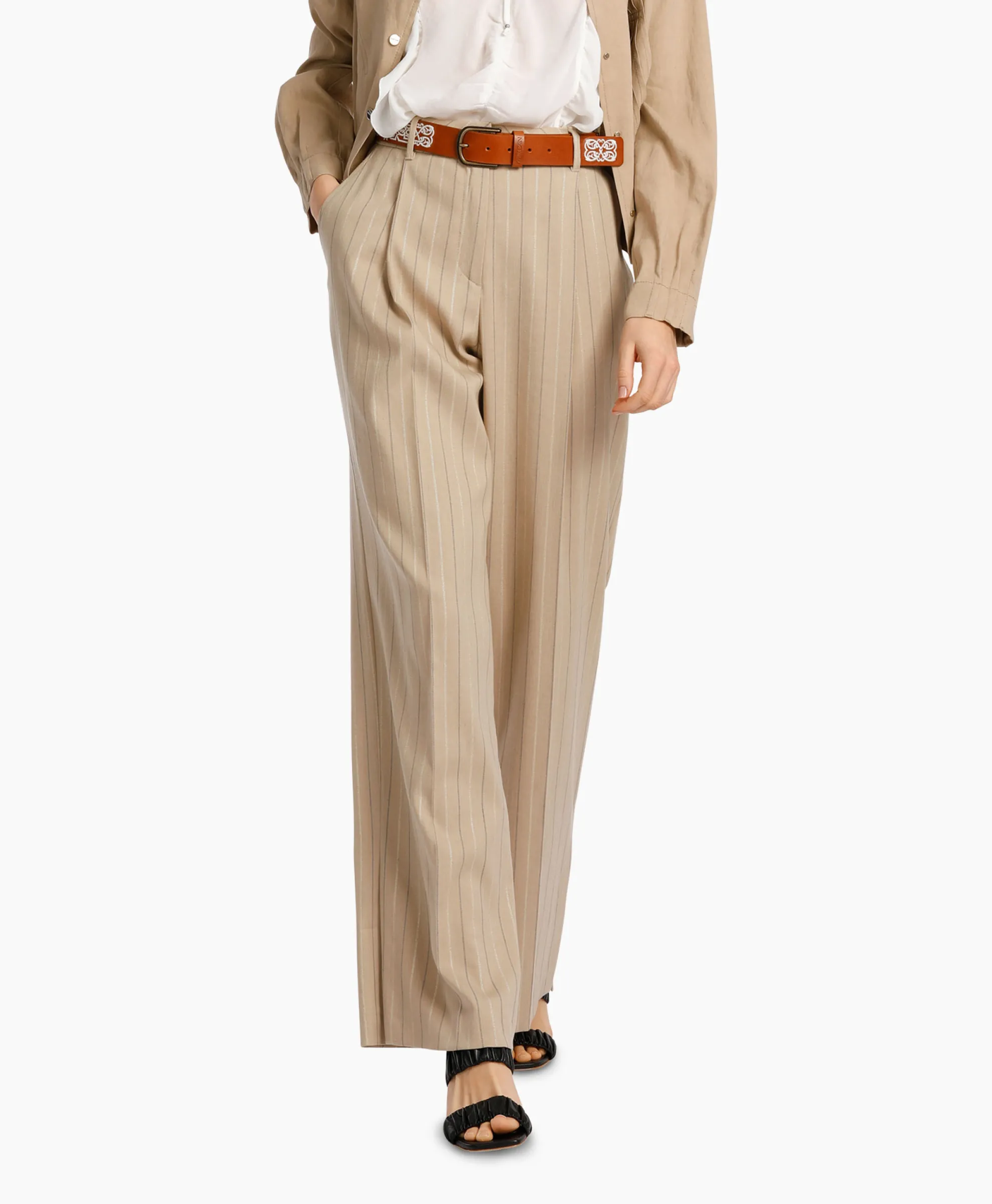 Marccain Collectie Broek Wc 81.53 W61 Beige