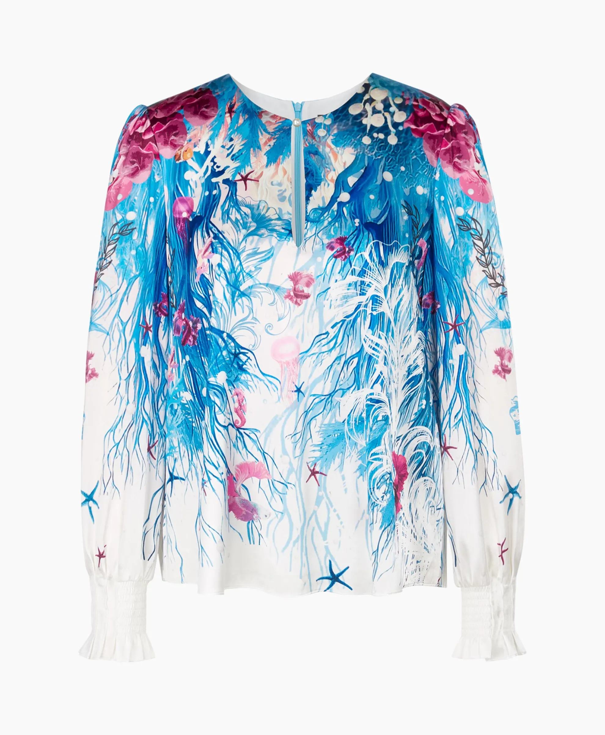 Marccain Collectie Blouse Wc 51.47 W89 Aqua