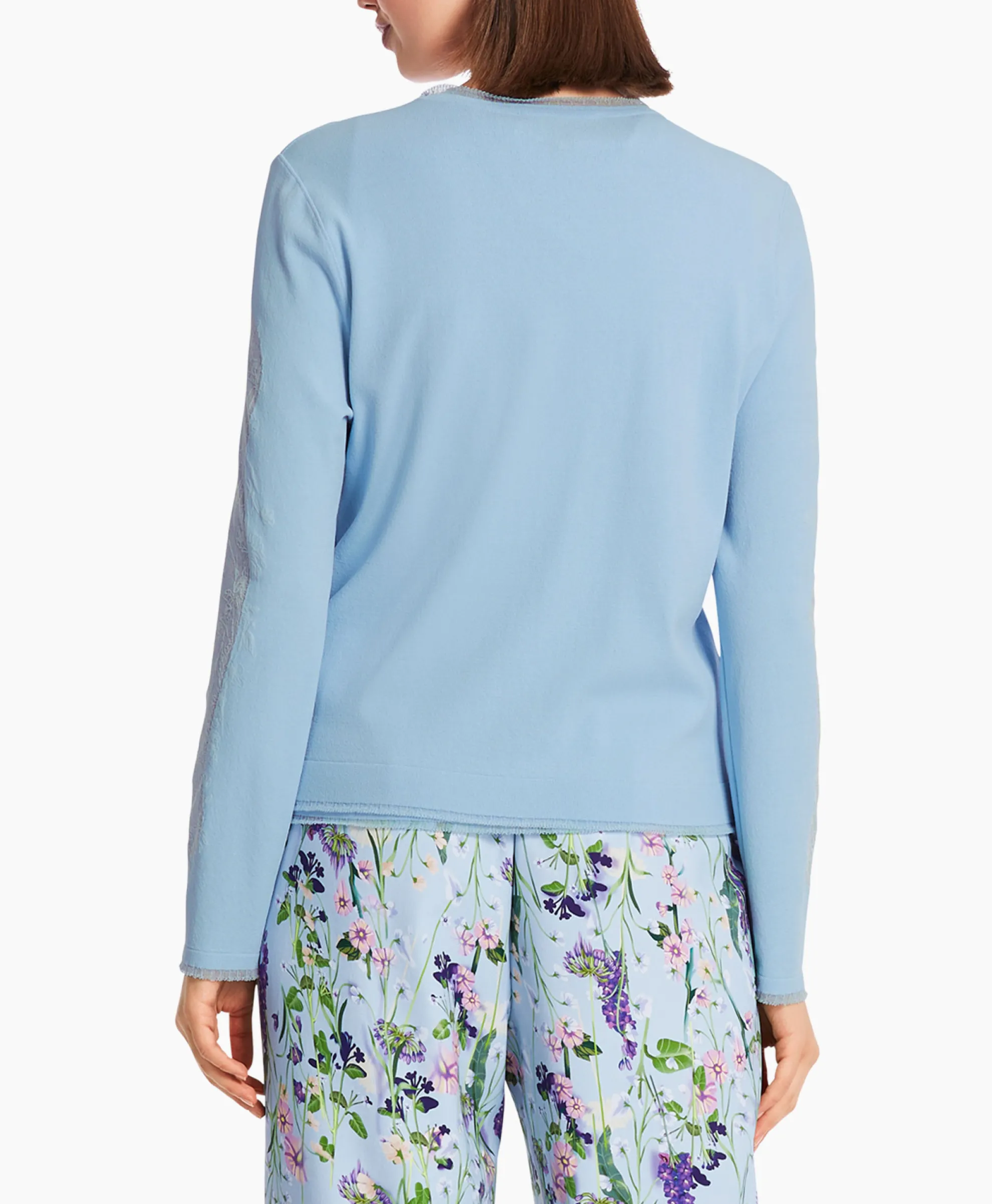 Marccain Collectie Vest Wc 39.13 M27 Licht Blauw