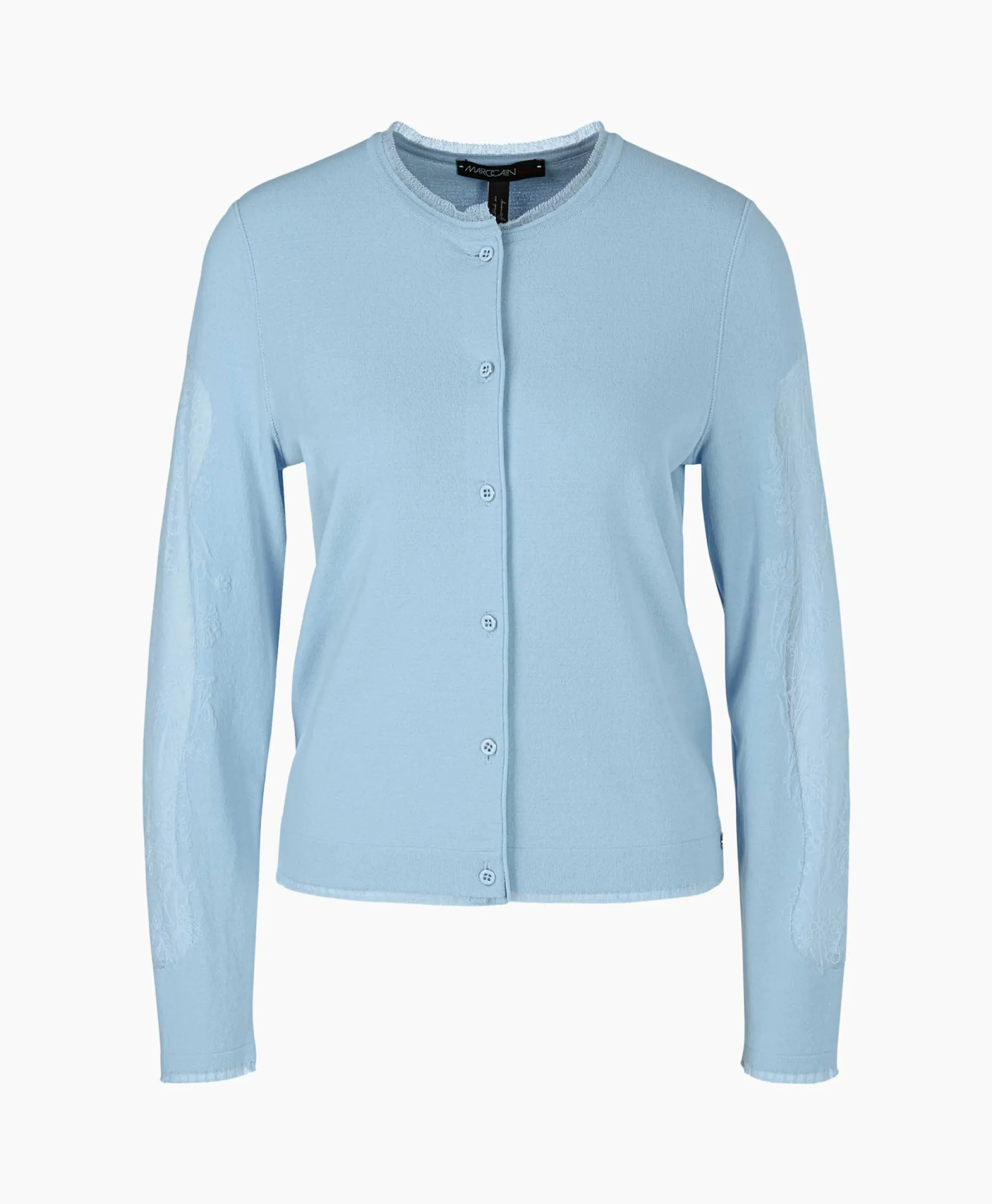 Marccain Collectie Vest Wc 39.13 M27 Licht Blauw