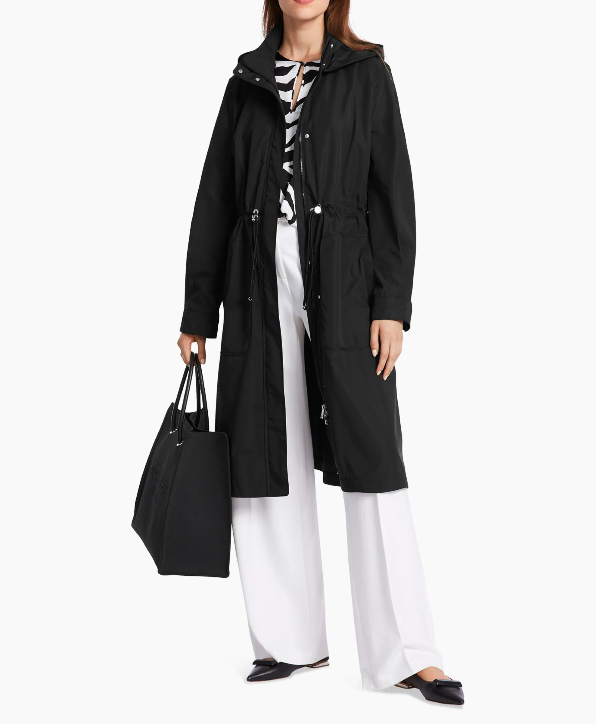 Marccain Collectie Coat Wc 11.04 W26 Zwart