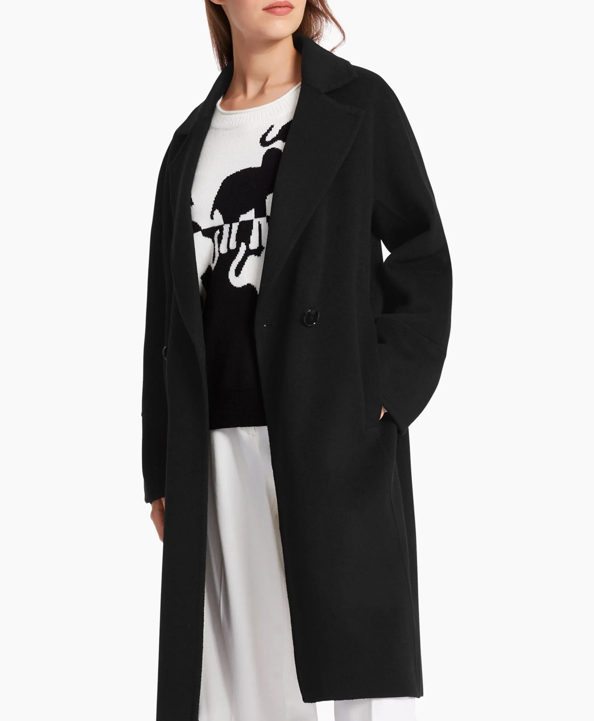 Marccain Collectie Coat Wc 11.02 W33 Zwart