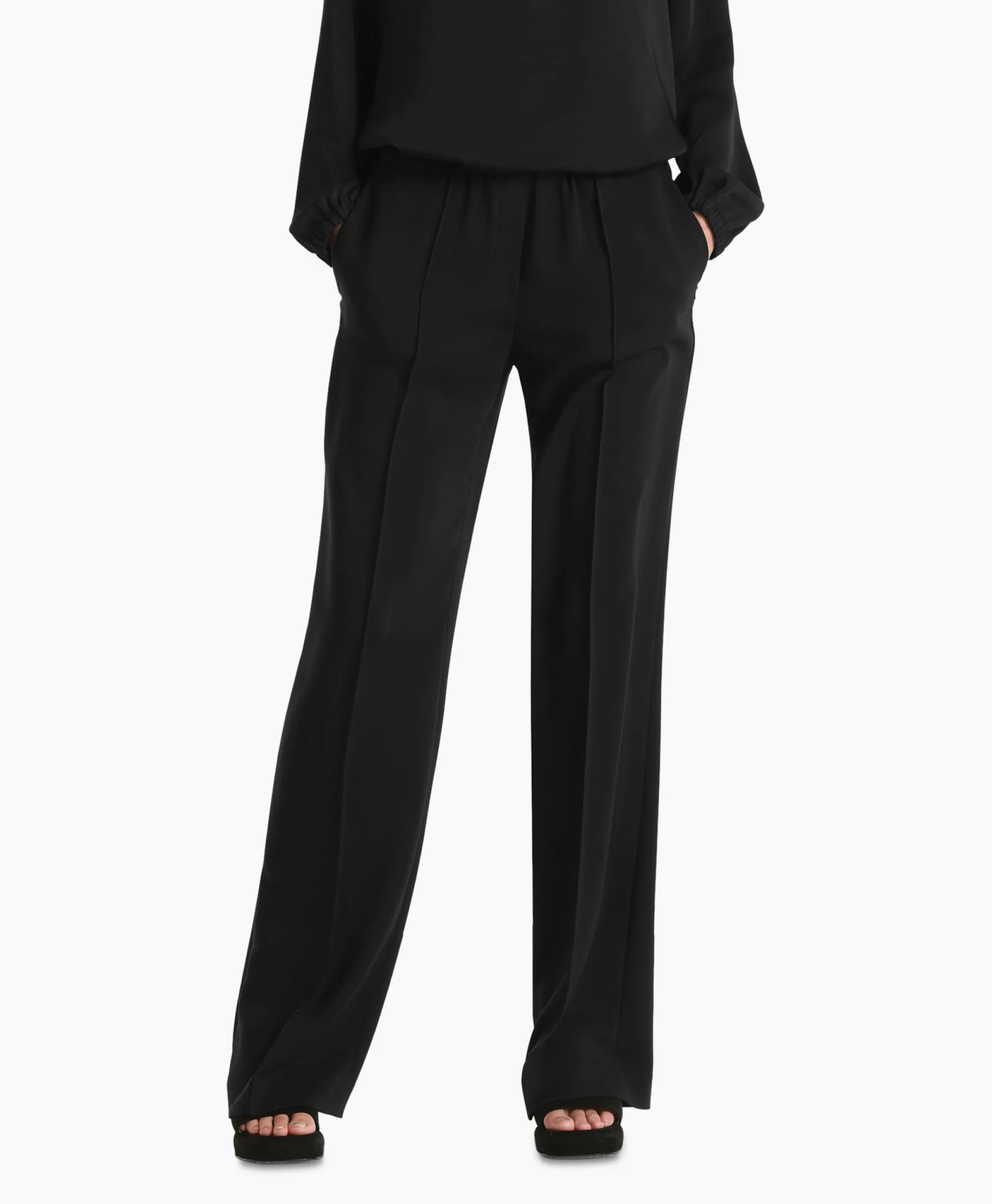 Marccain Collectie Broek Wc 81.17 W56 Zwart