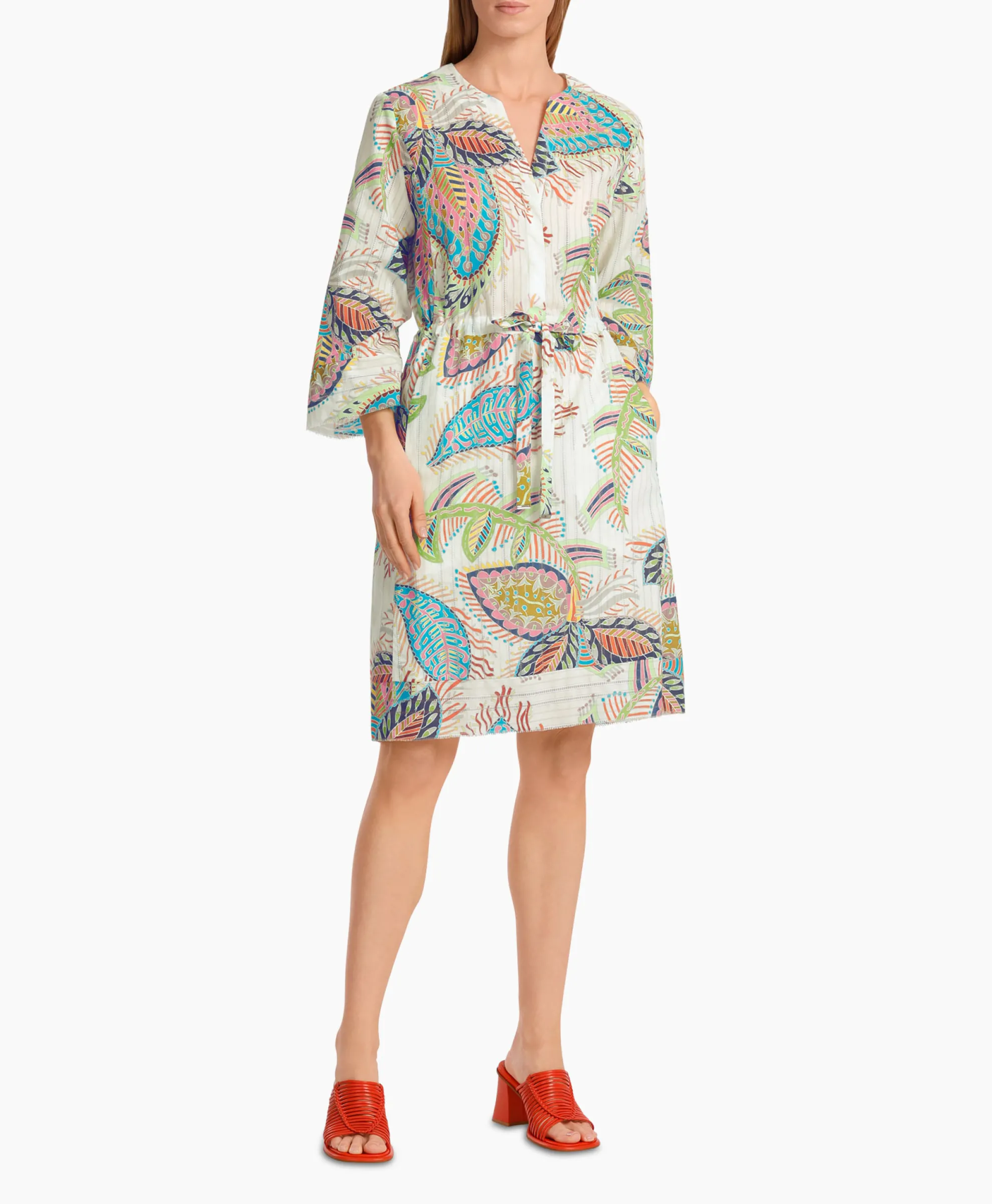 Marccain Collectie Jurk Wc 21.50 W63 Wit