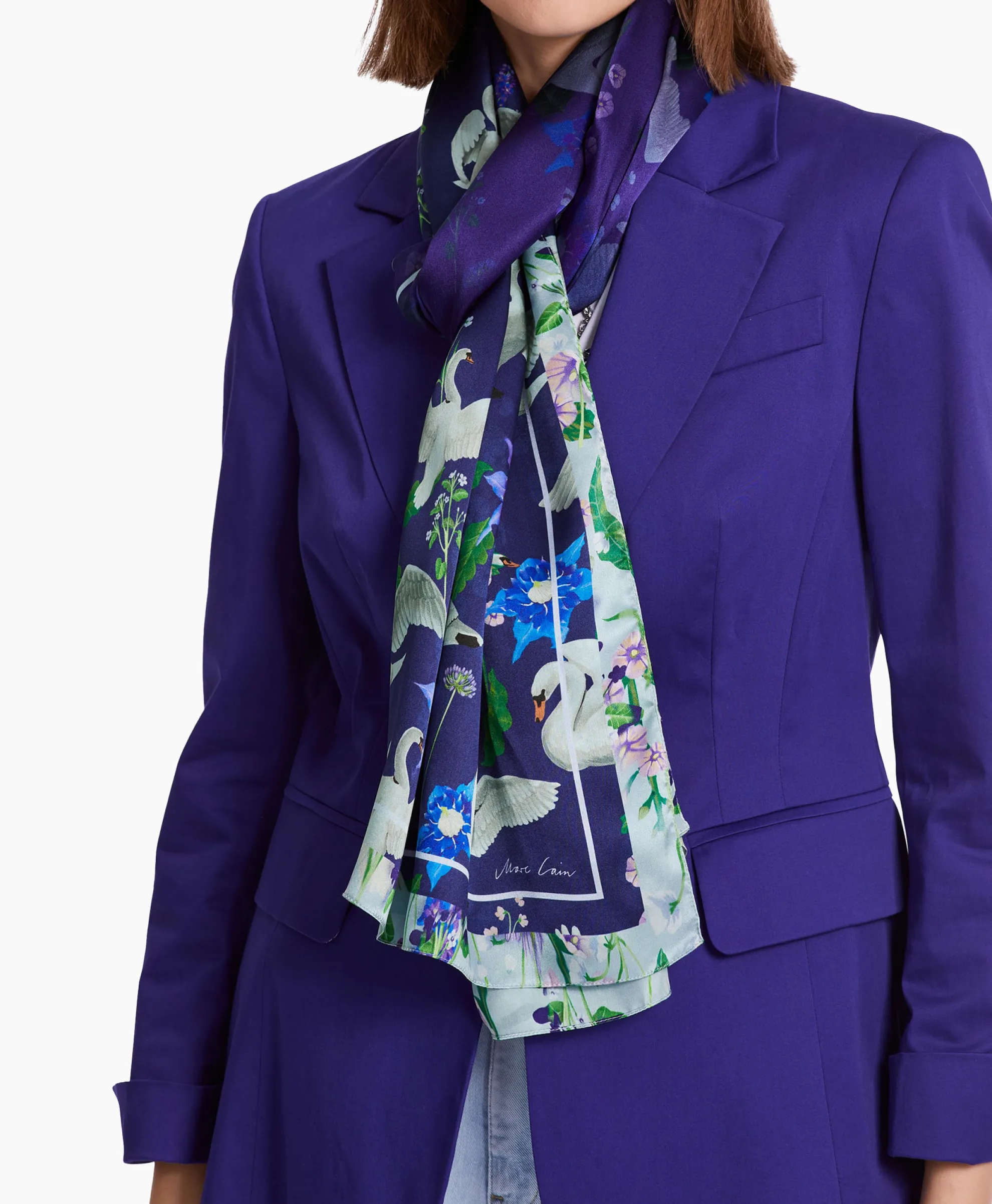 Marccain Collectie Shawl Wc B4.15 Z20 Paars