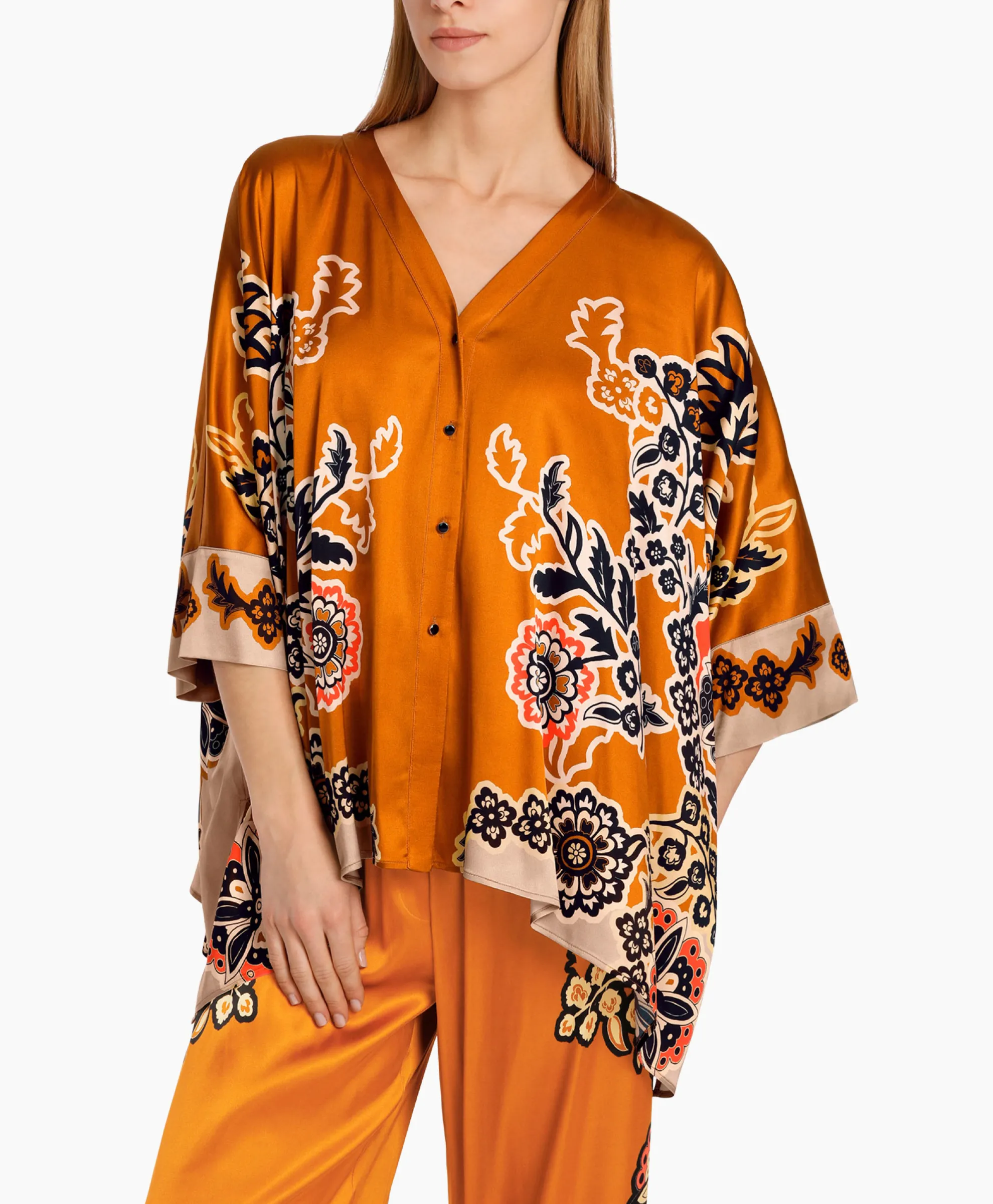 Marccain Collectie Blouse Wc 51.40 W66 Oranje