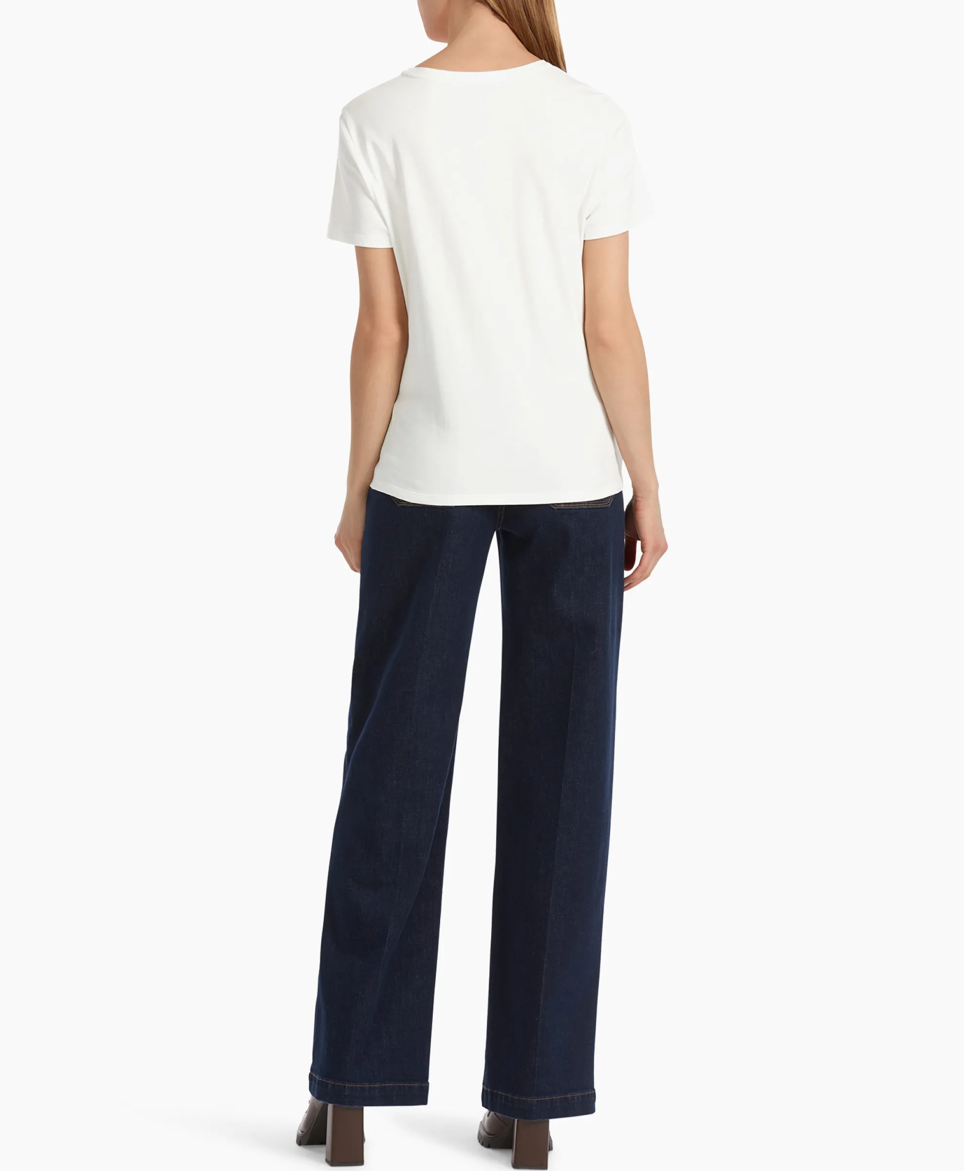 Marccain Collectie T-Shirt Vc 48.32 J66 Off White