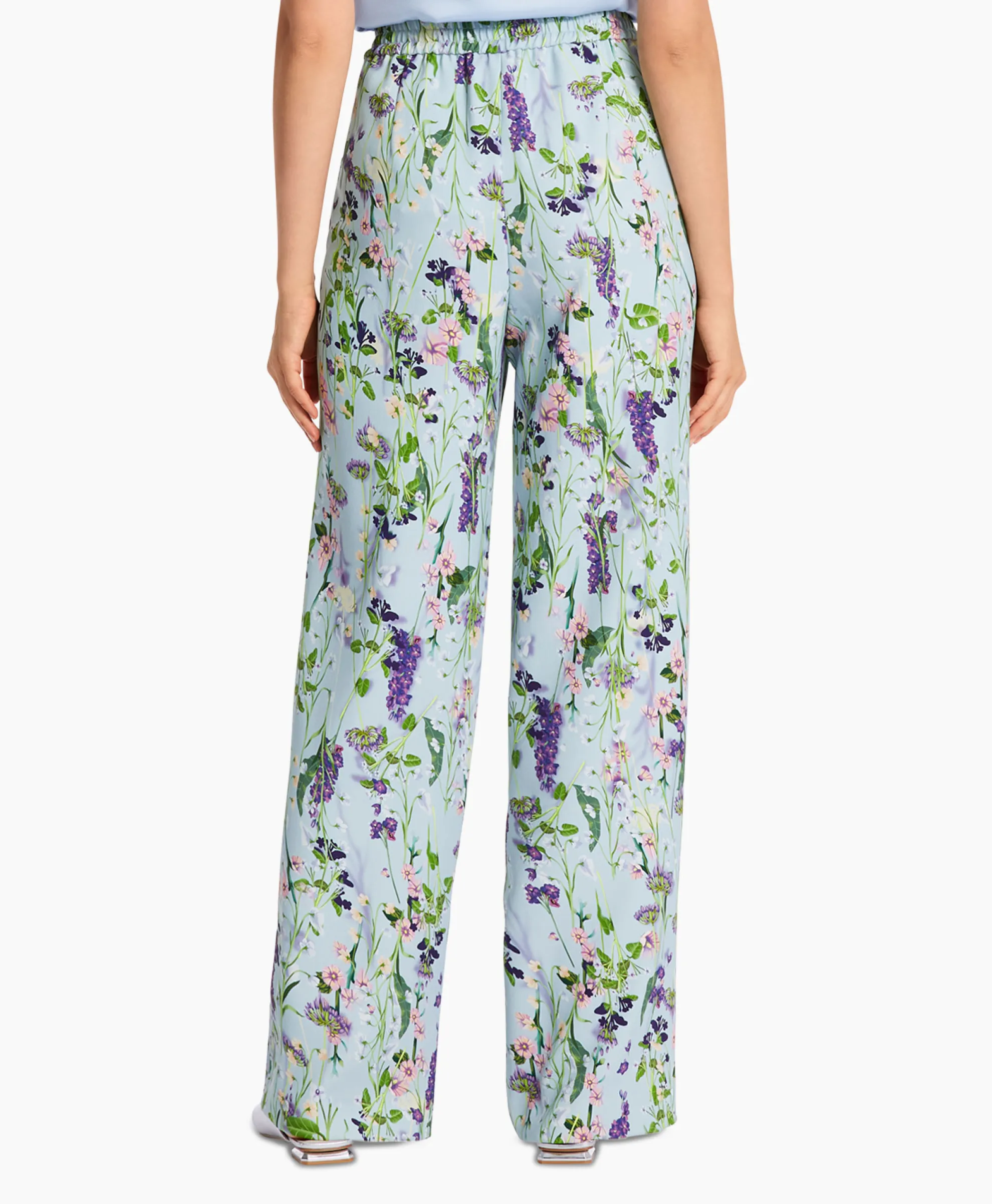 Marccain Collectie Broek Wc 81.15 W21 Licht Blauw