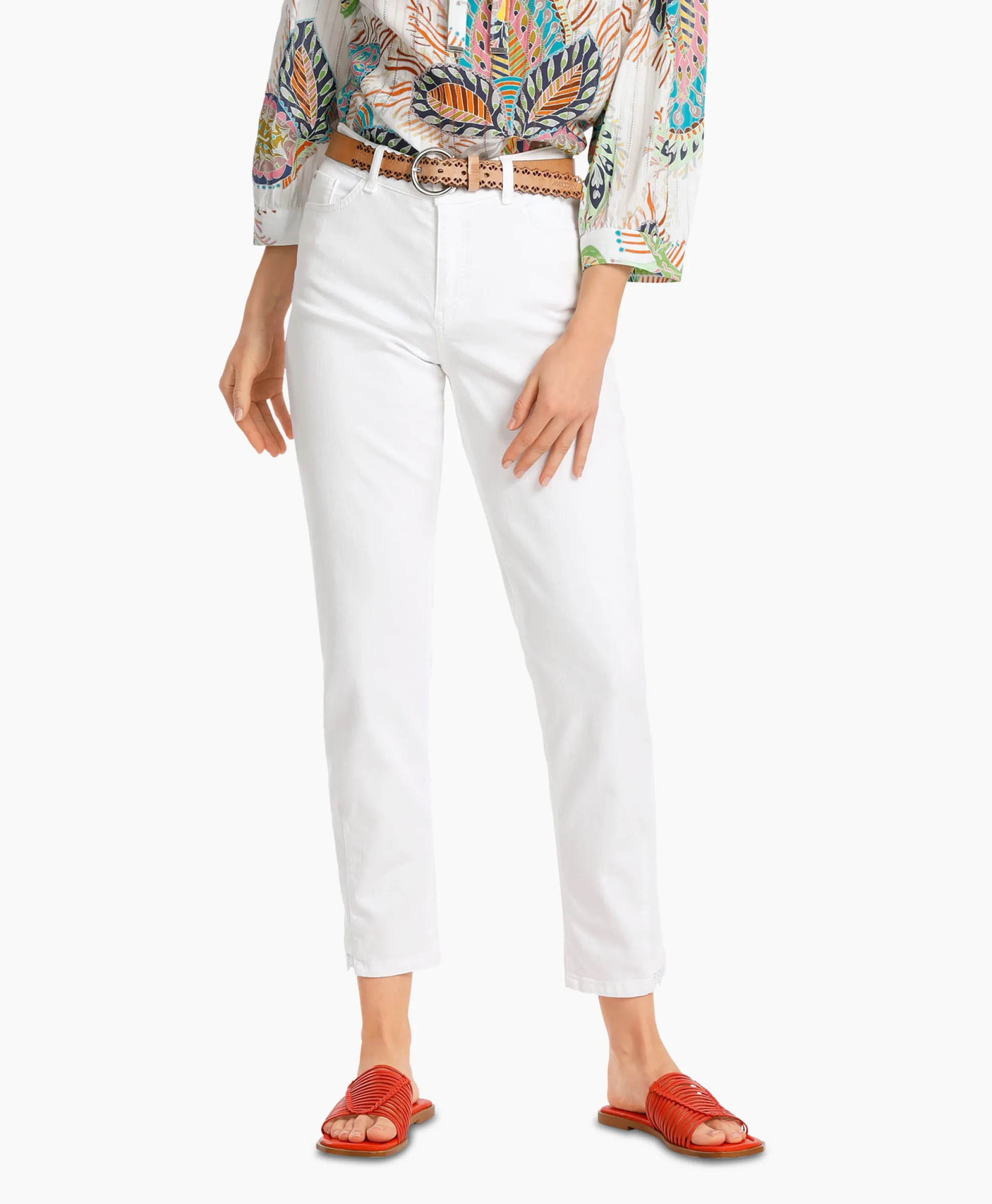 Marccain Collectie Jeans Wc 82.20 D69 Wit