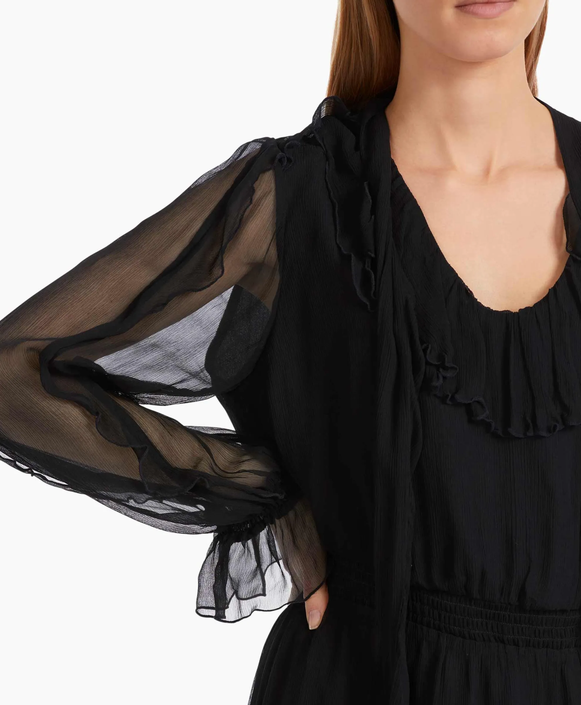 Marccain Collectie Jurk Vc 21.19 W51 Zwart