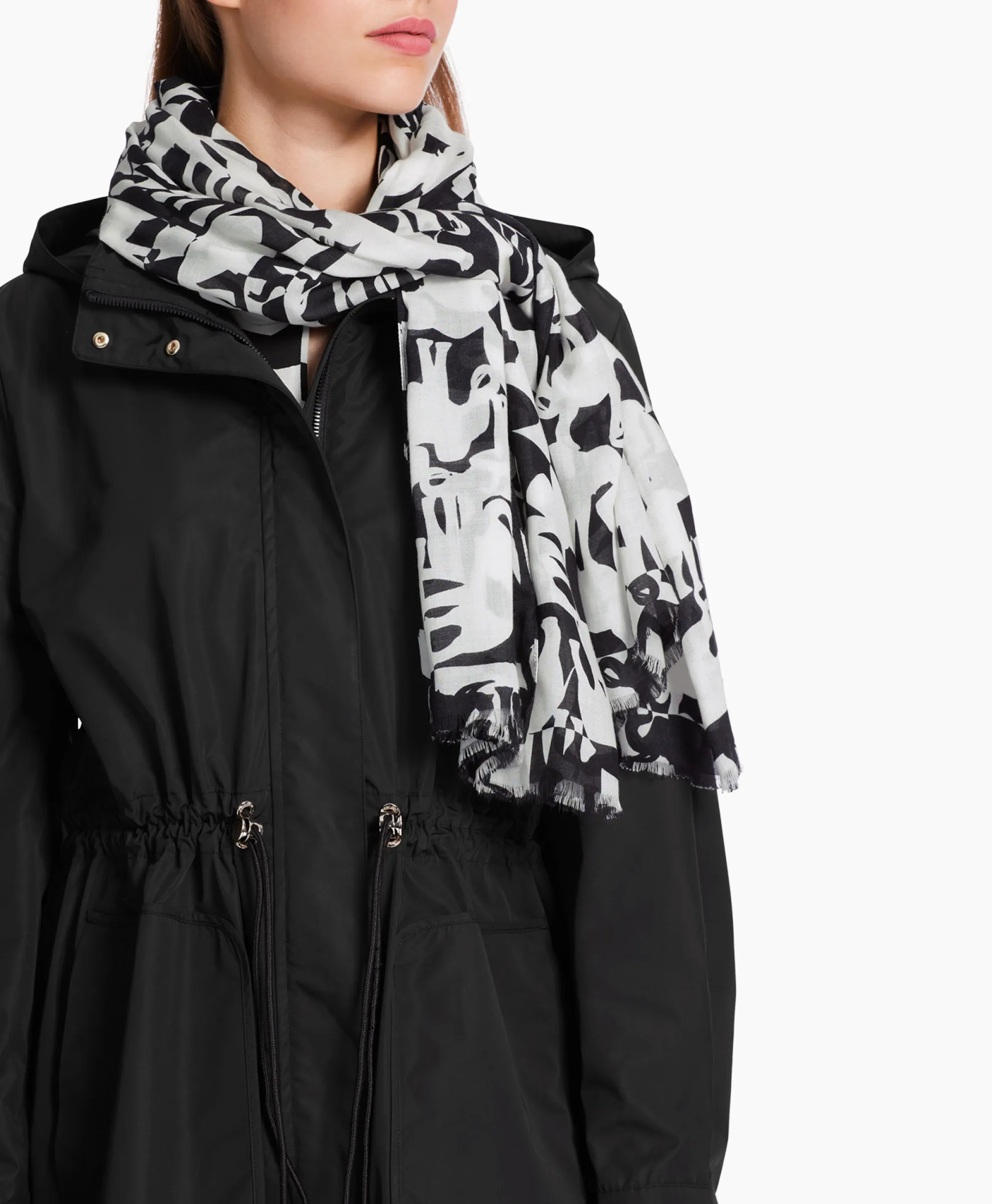 Marccain Collectie Shawl Wc B4.07 Z15 Print + 2 Kleurig