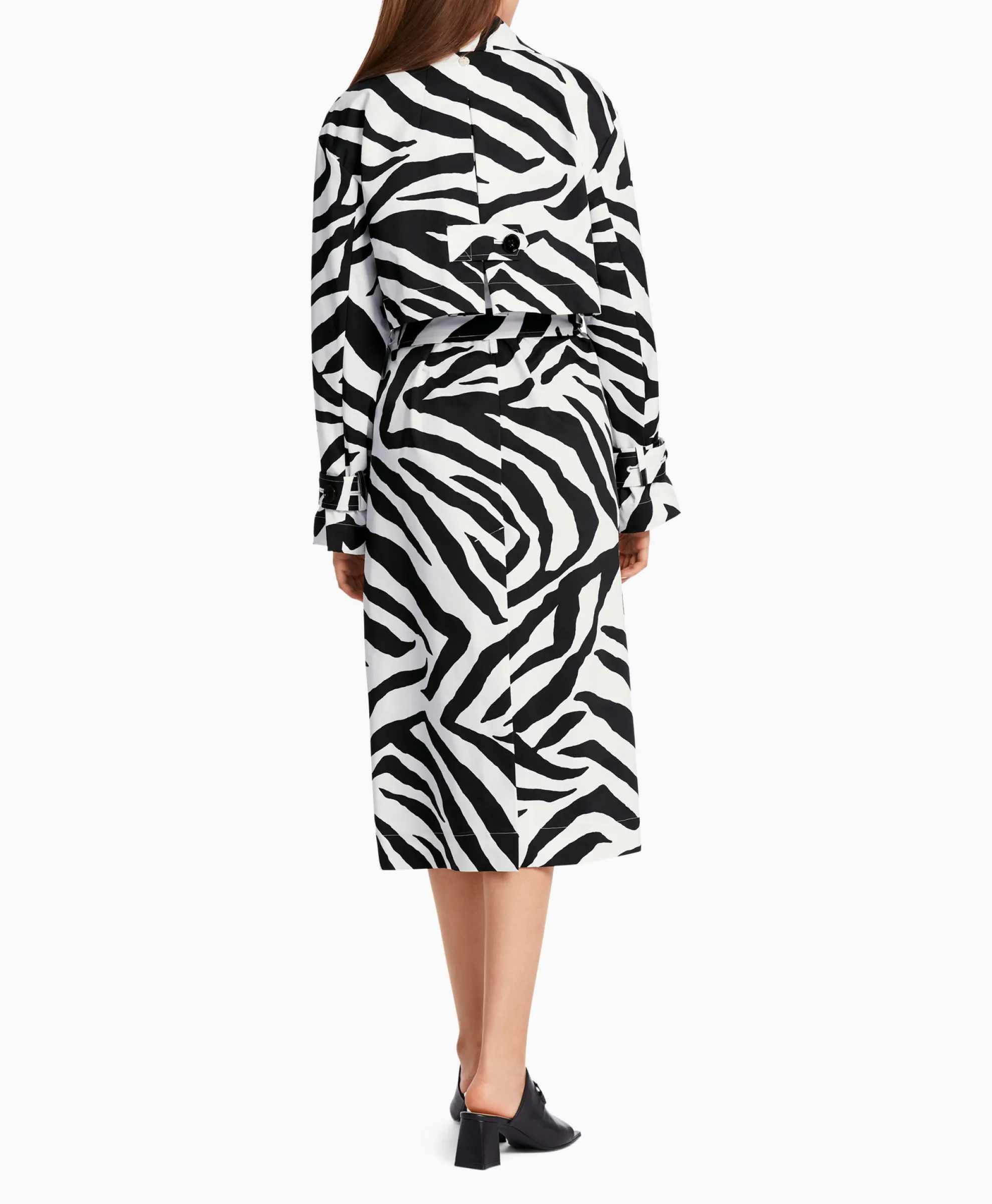 Marccain Collectie Coat Wc 11.03 W11 Print + 2 Kleurig