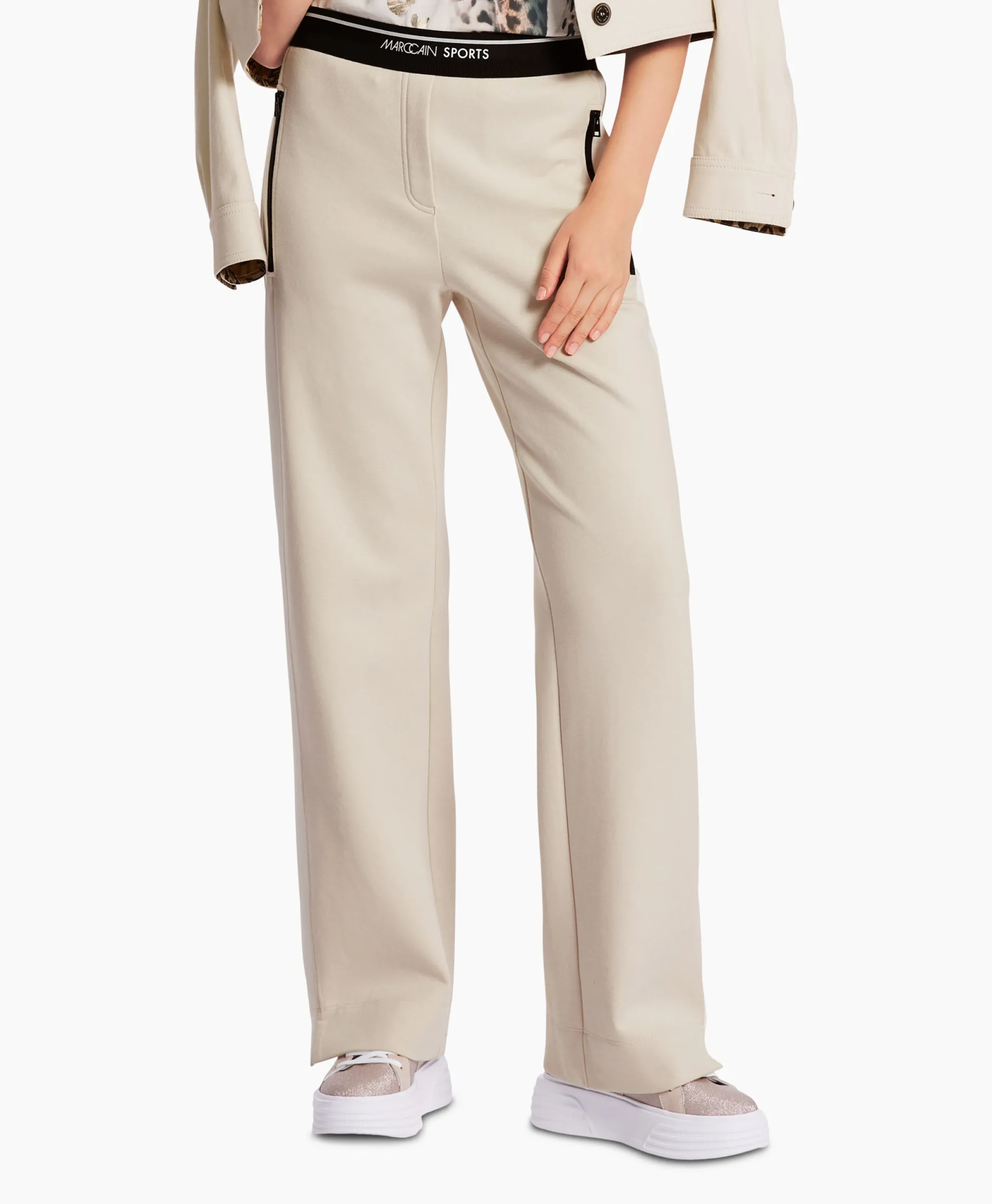 Marccain Sport Broek Ws 81.12 J09 Grijs