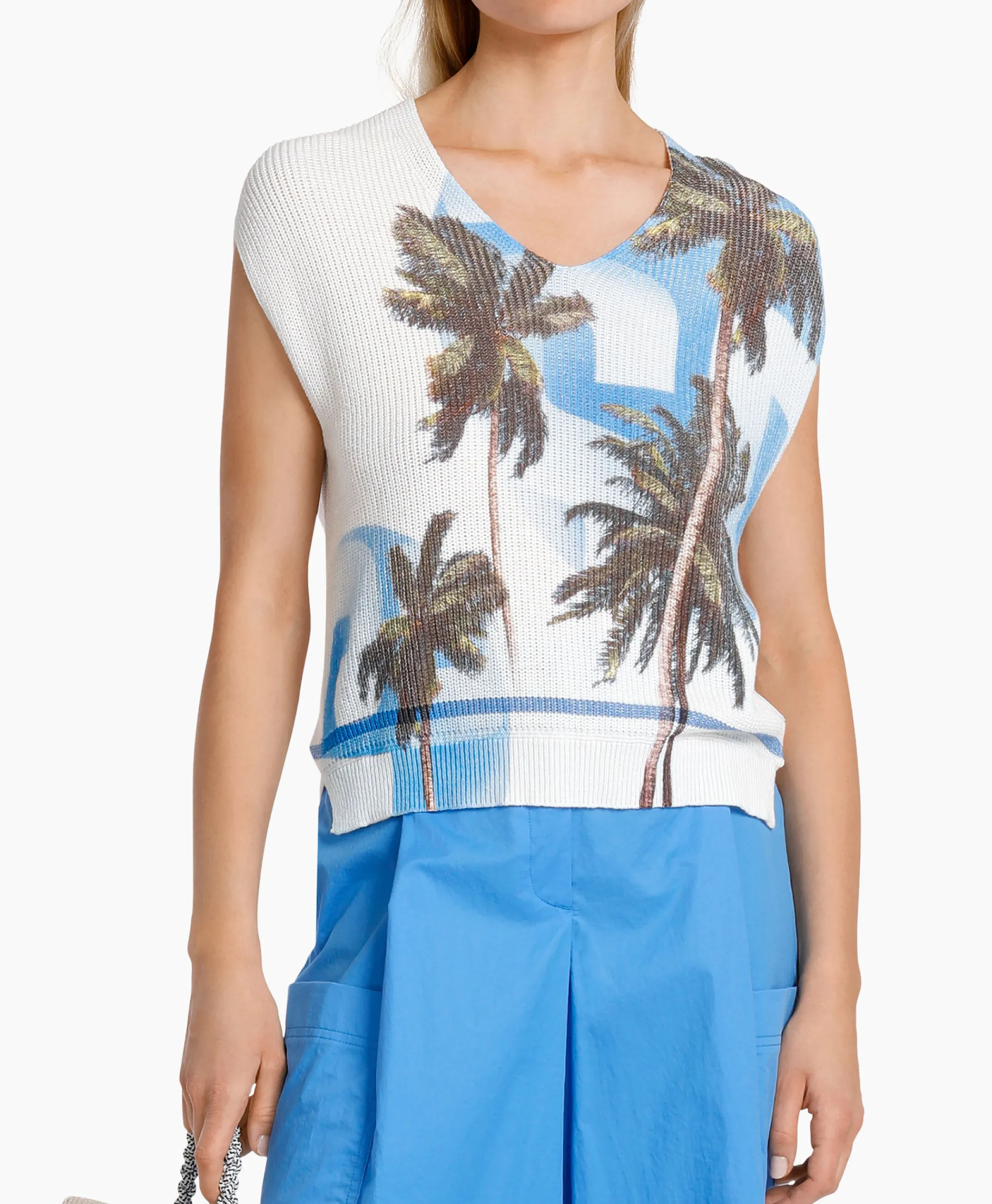 Marccain Sport Top Ws 42.03 M33 Donker Blauw