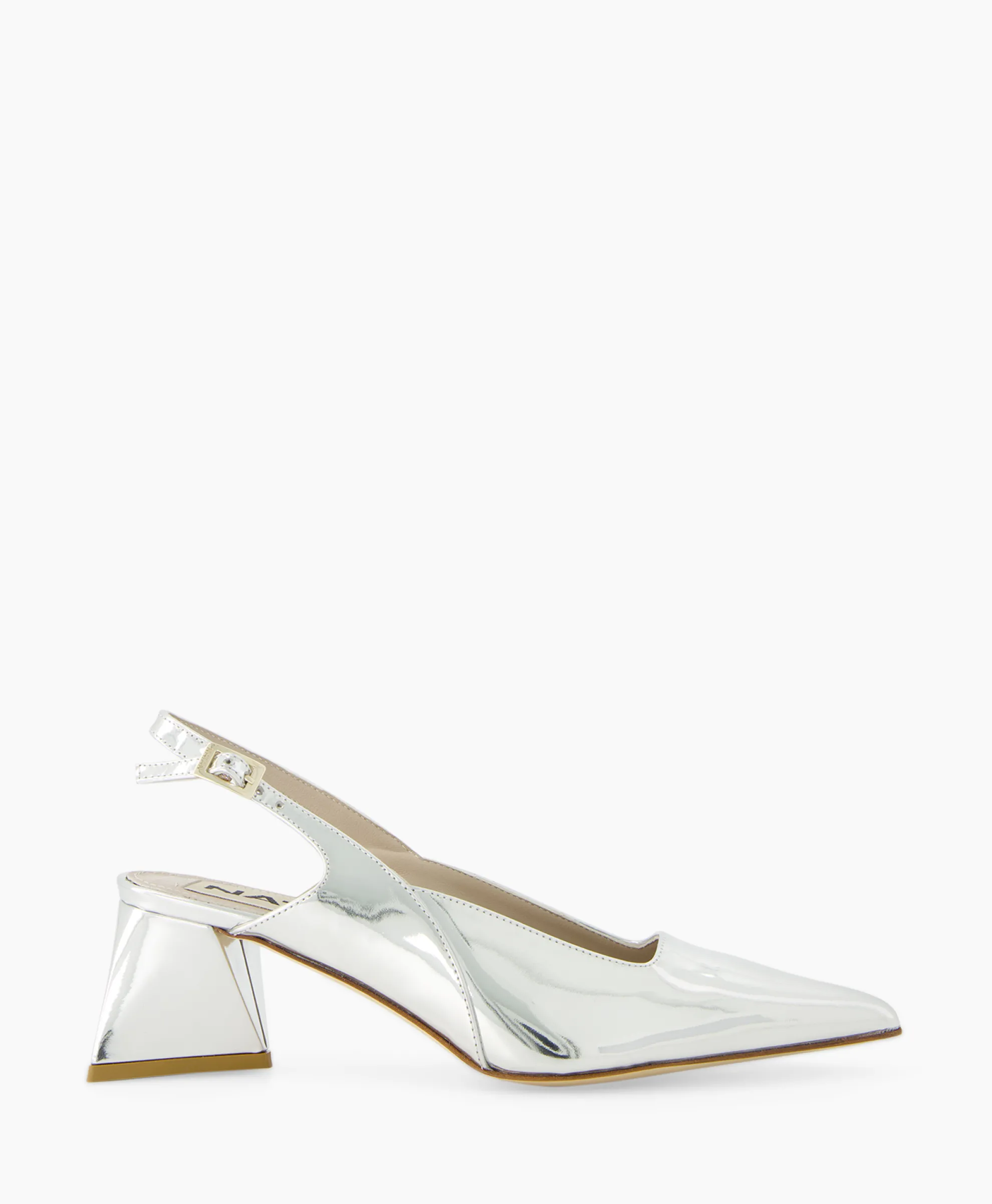 Natan Schoenen Pump Specchio Argento Zilver