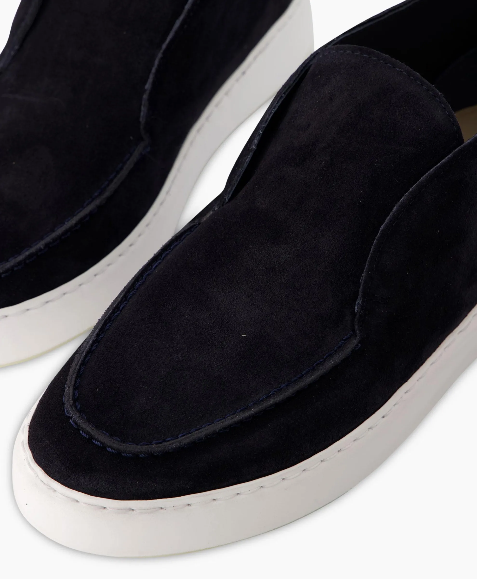 Nubikk Loafer Jiro Suo Donker Blauw