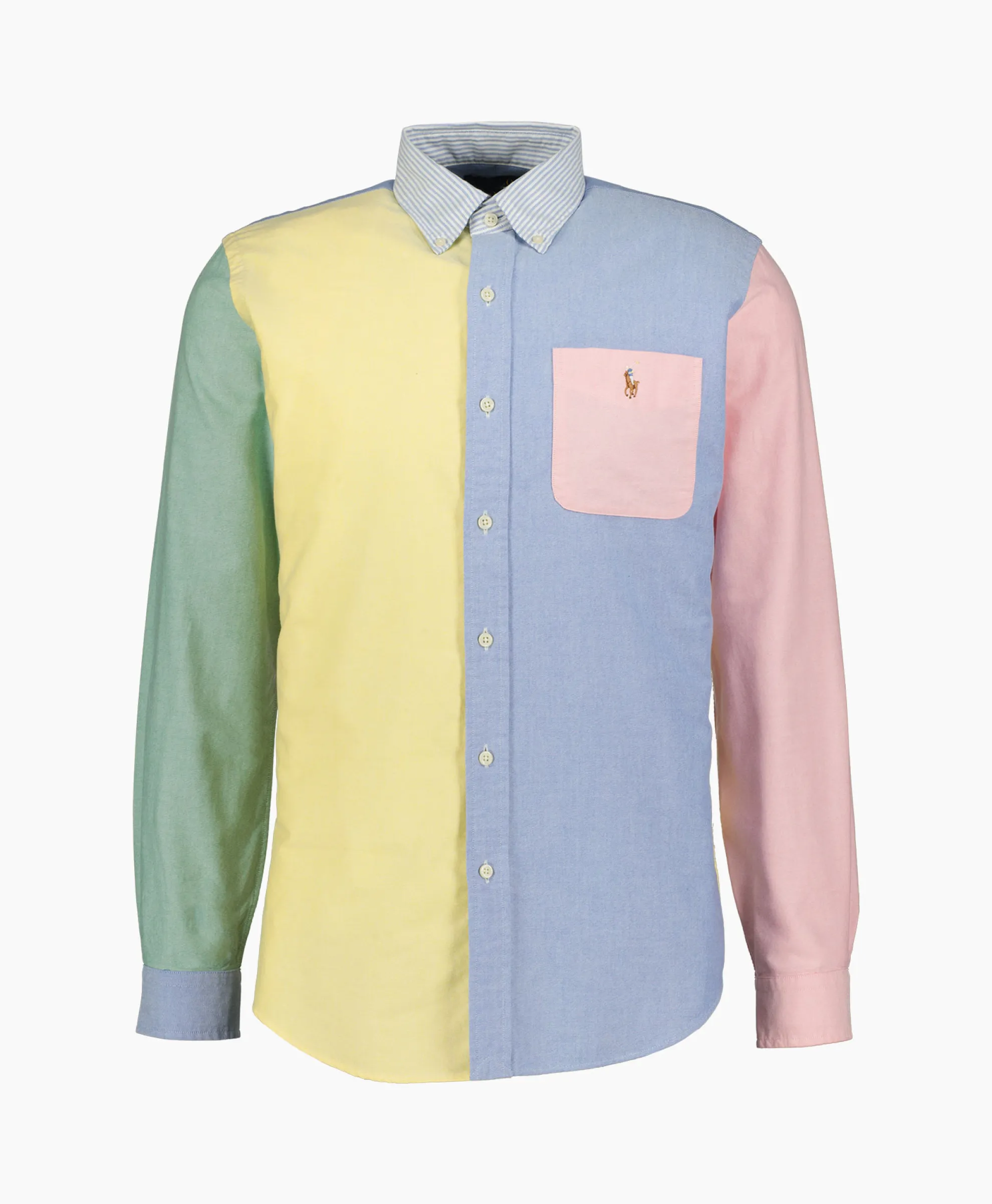 Ralph Lauren Overhemd Classic Oxford Fun Wit Dessin