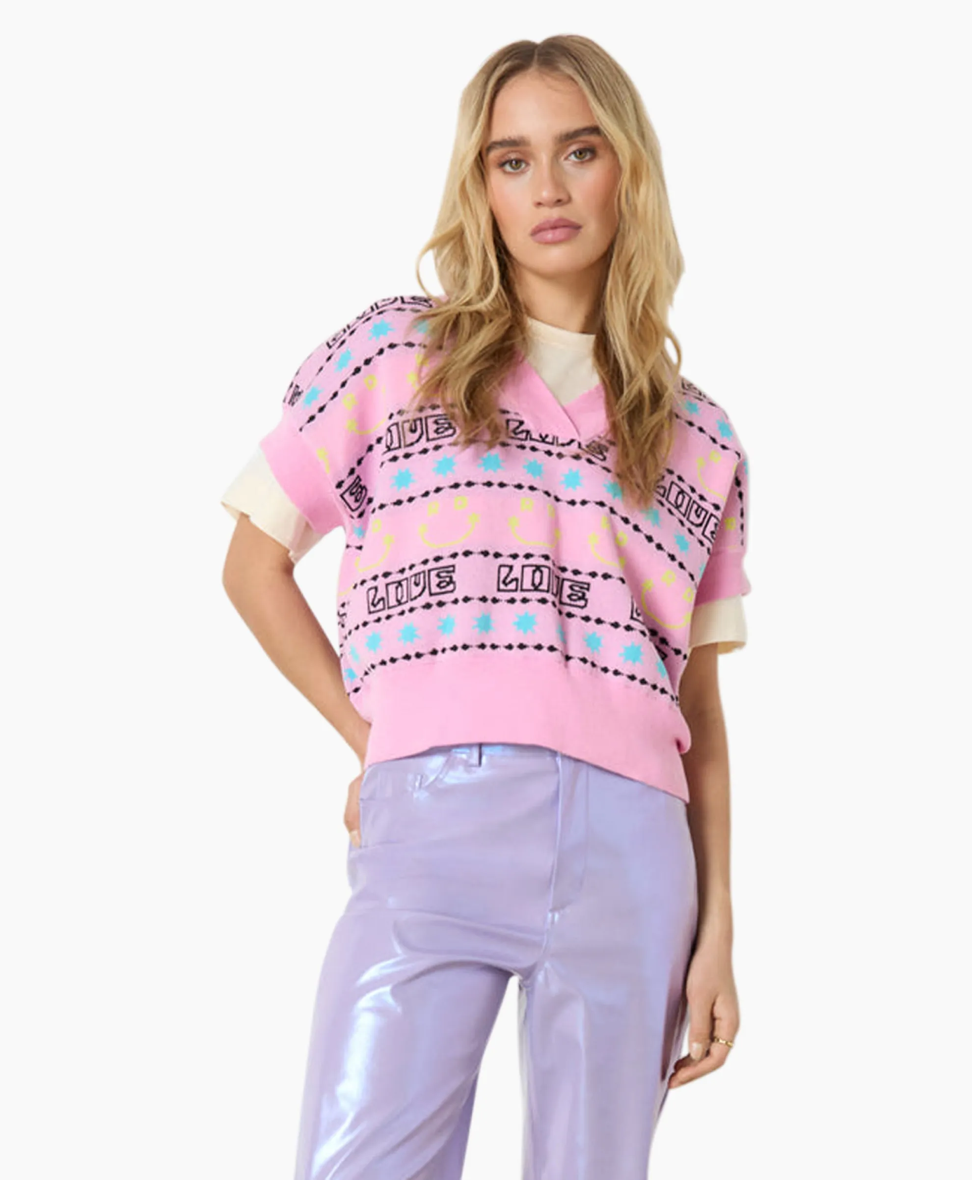 Refined Department Gilet Allyl Paars