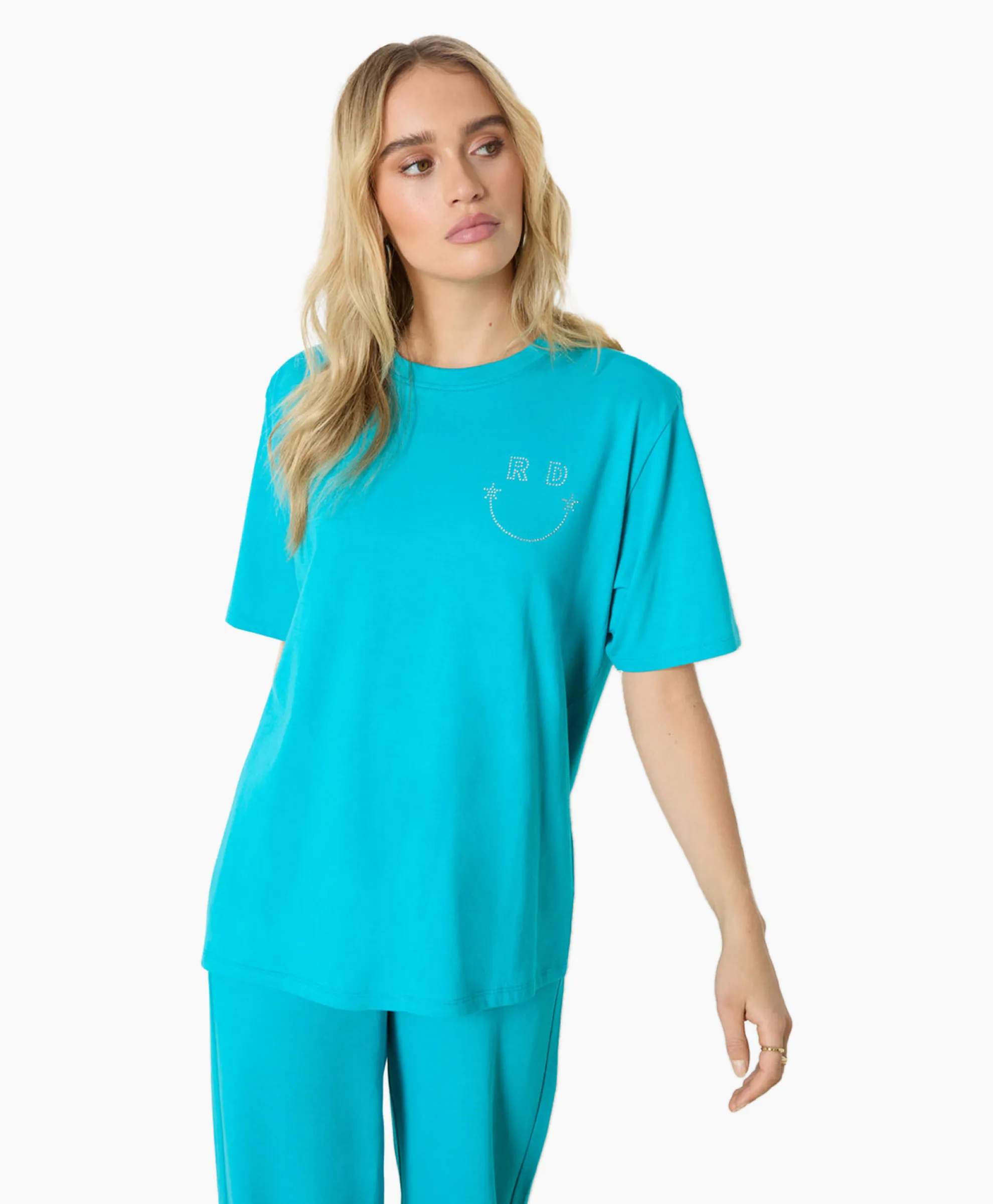 Refined Department T-Shirt Korte Mouw Mexie Blauw