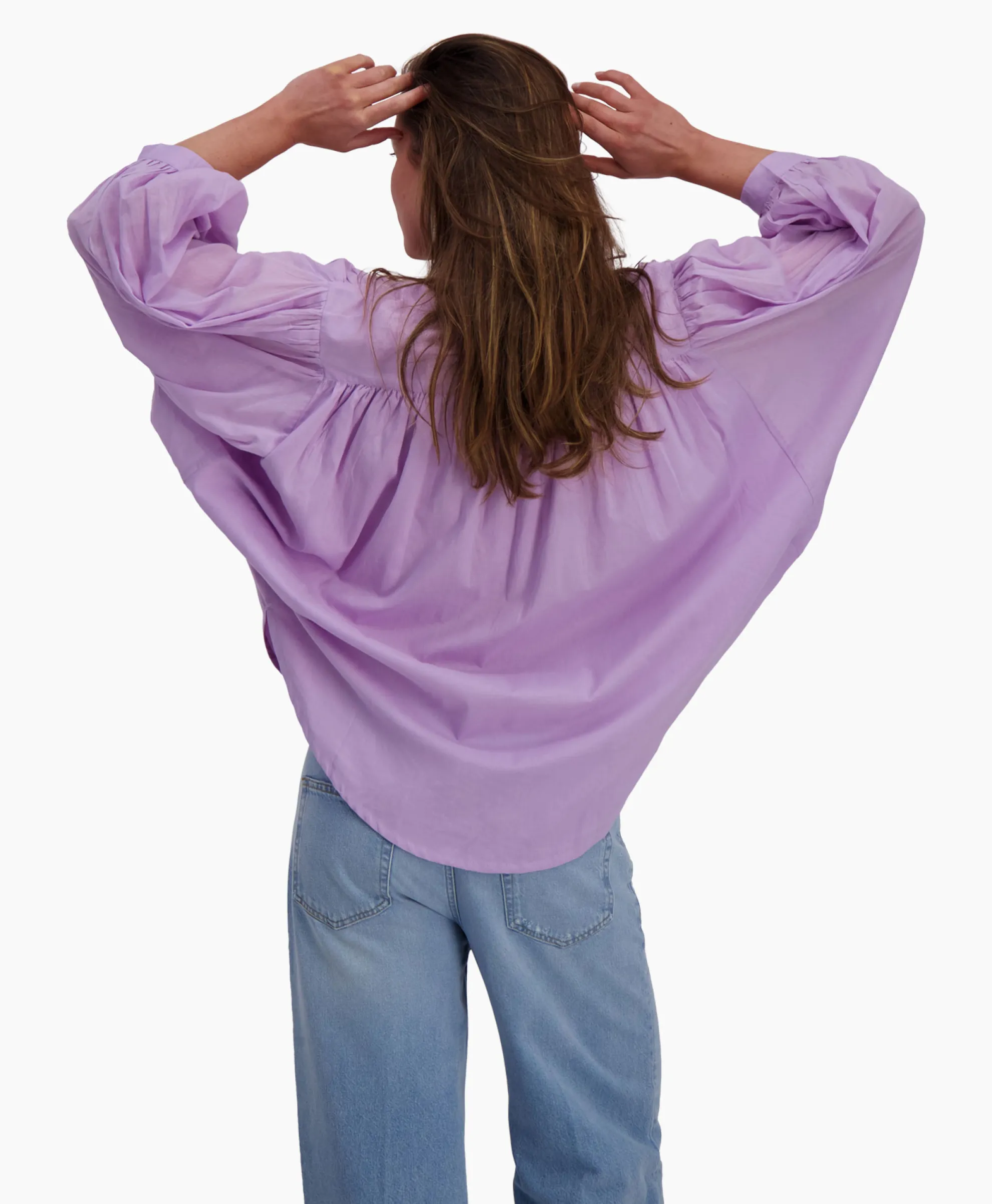 Sea Me Happy Blouse Balloon Lila