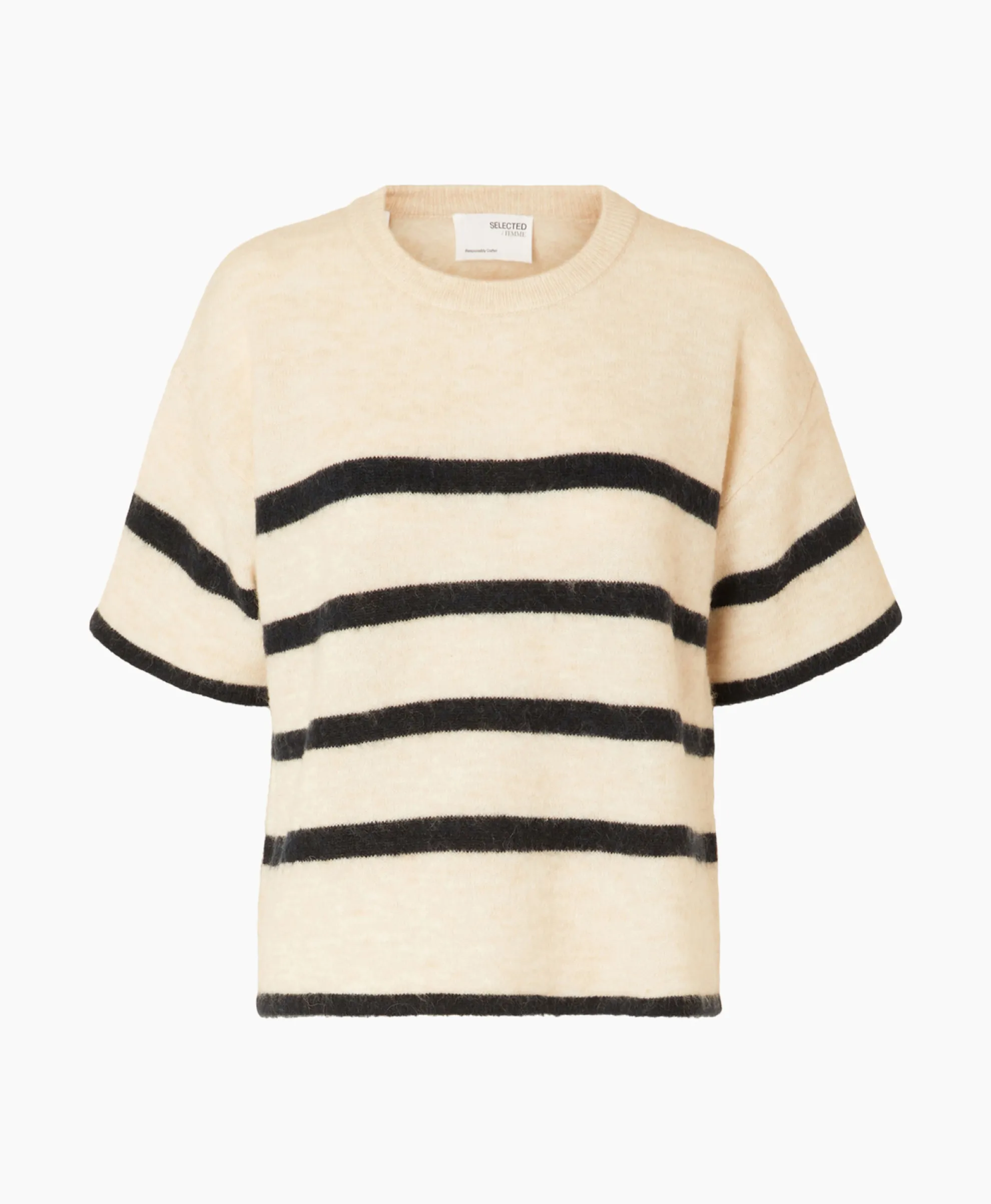 Selected Femme Pullover Maline-Liliana 2/4 Knit O-Neck N Diverse