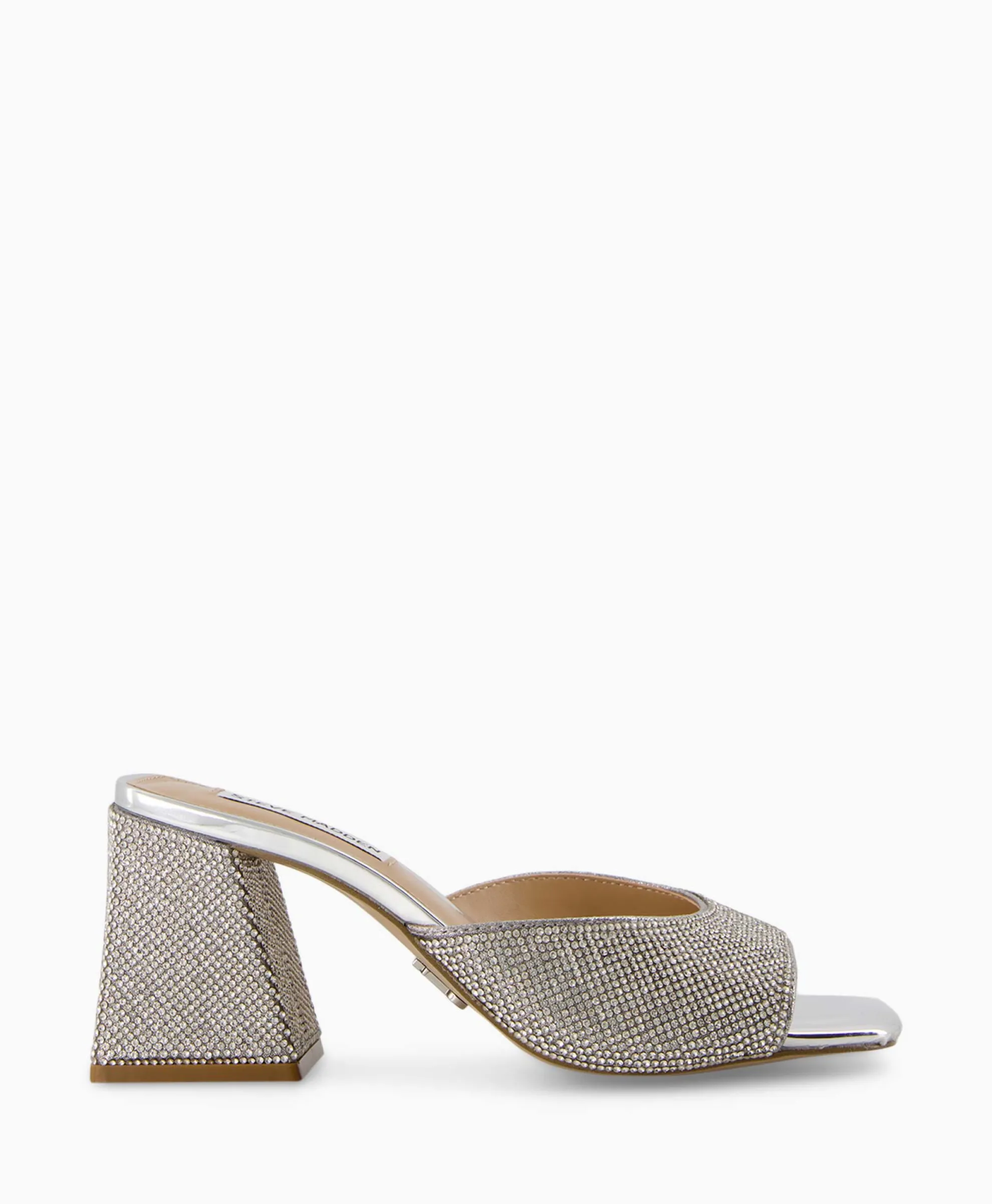 Steve Madden Sandaal Met Hak Glowing-R Zilver