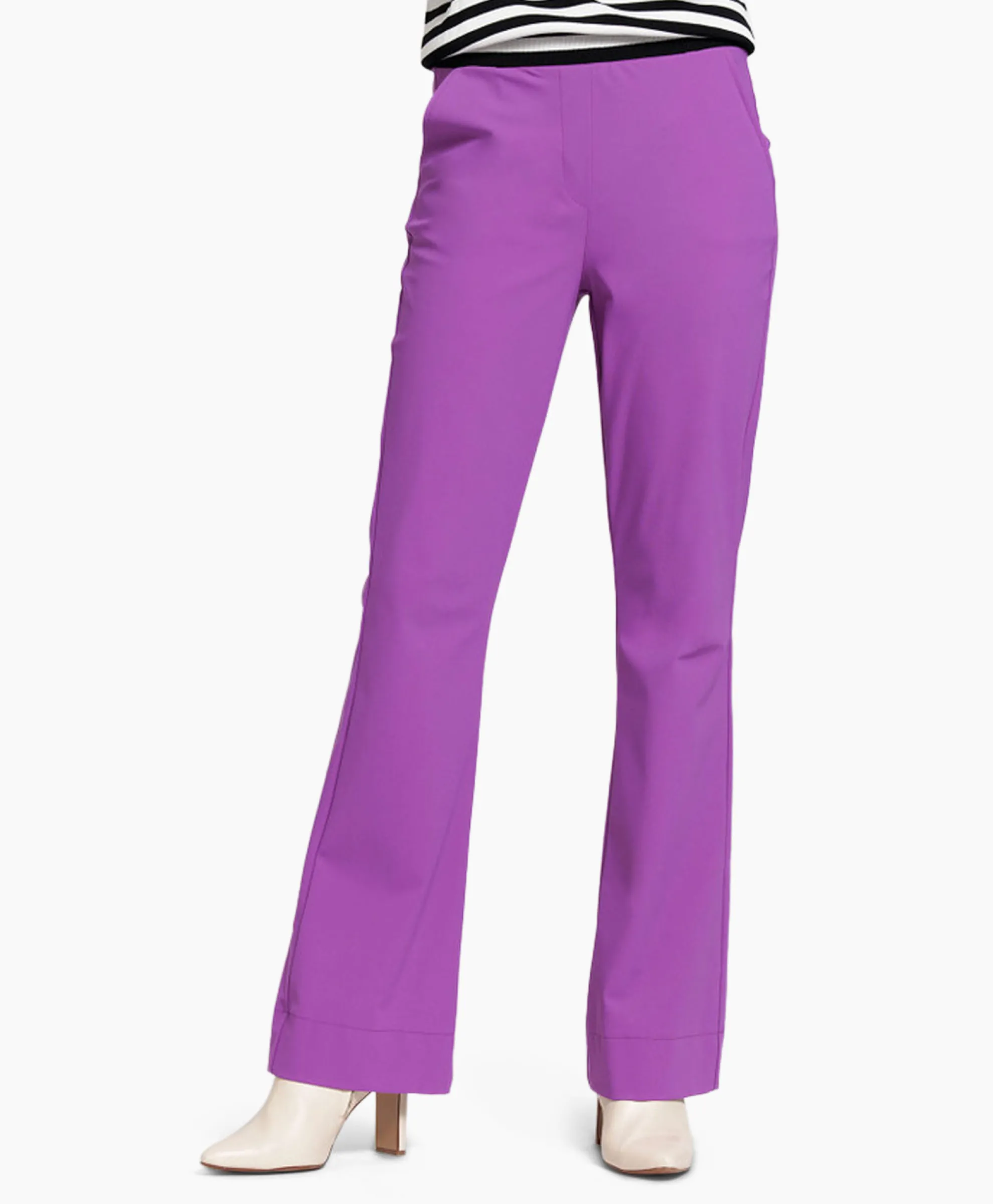 Studio Anneloes Broek Flair Bonded Trousers Paars