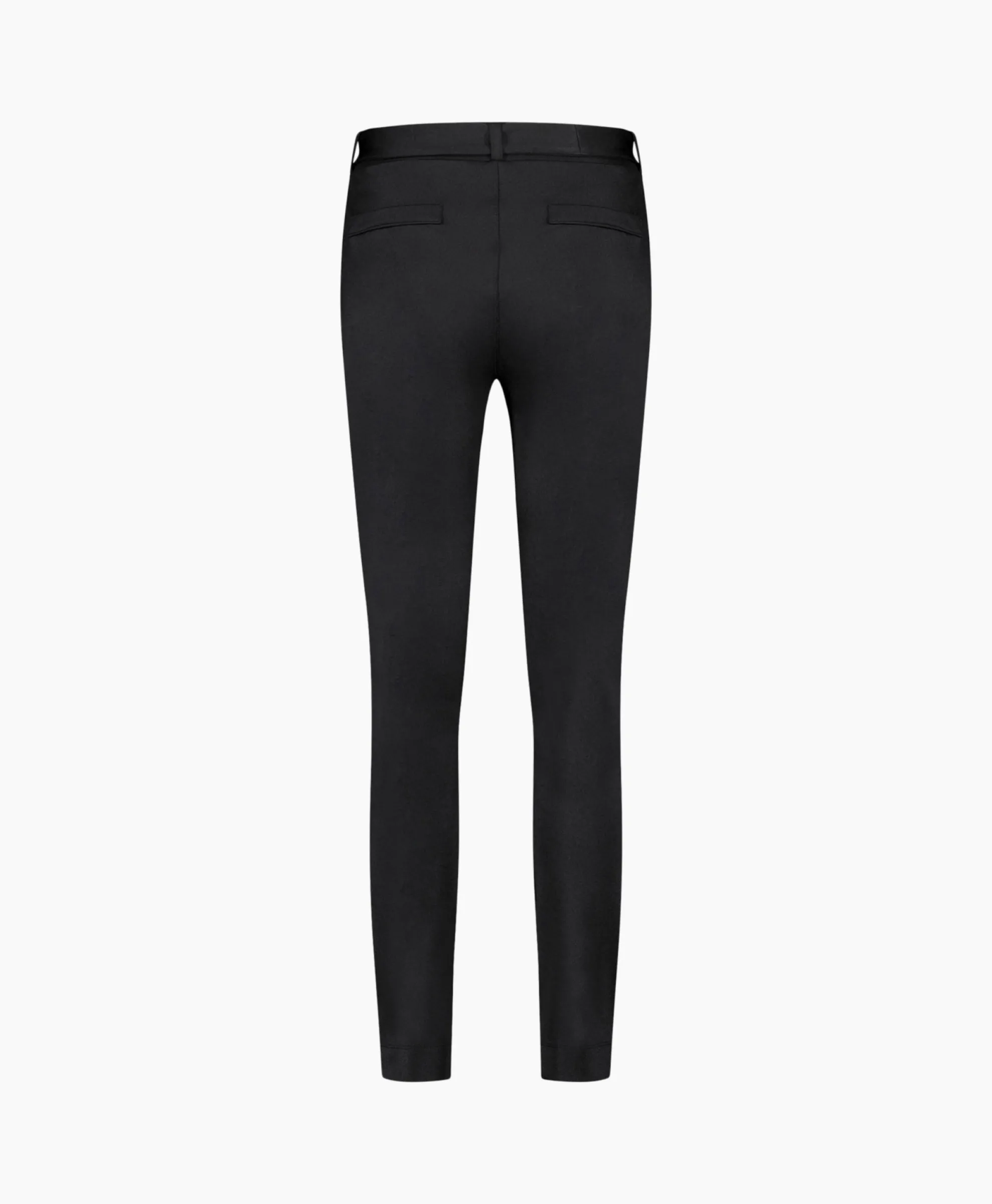 Studio Anneloes Broek Katlyn Shiny Bnd Trousers Zwart