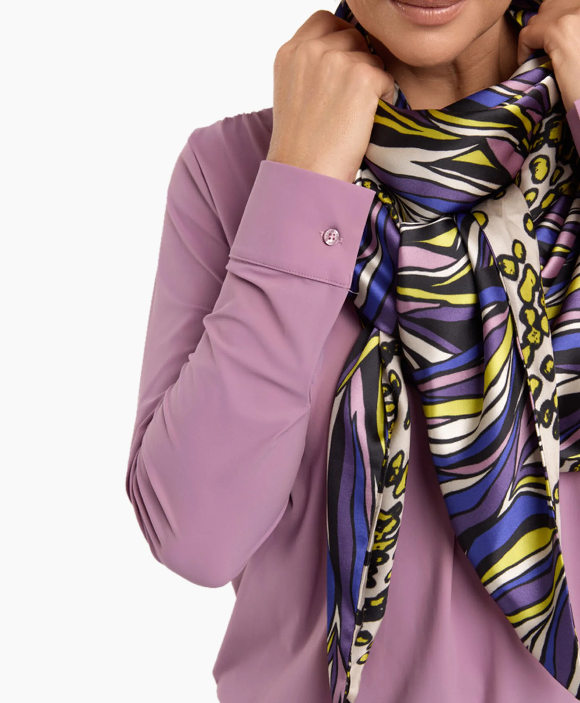 Studio Anneloes Sneaker Bodil Satin Scarf Groen