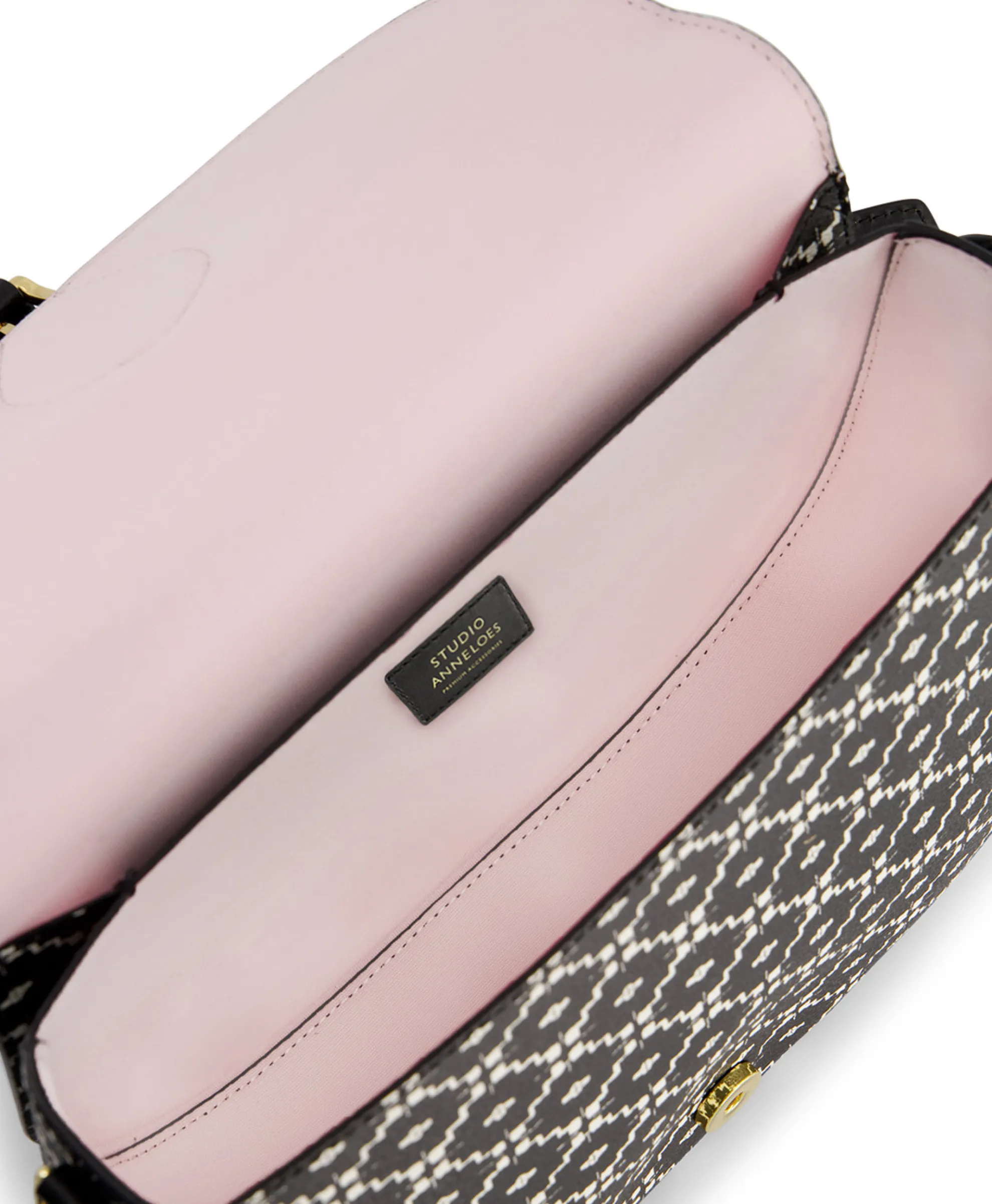 Studio Anneloes Tas Crossbag Sa Print Zwart