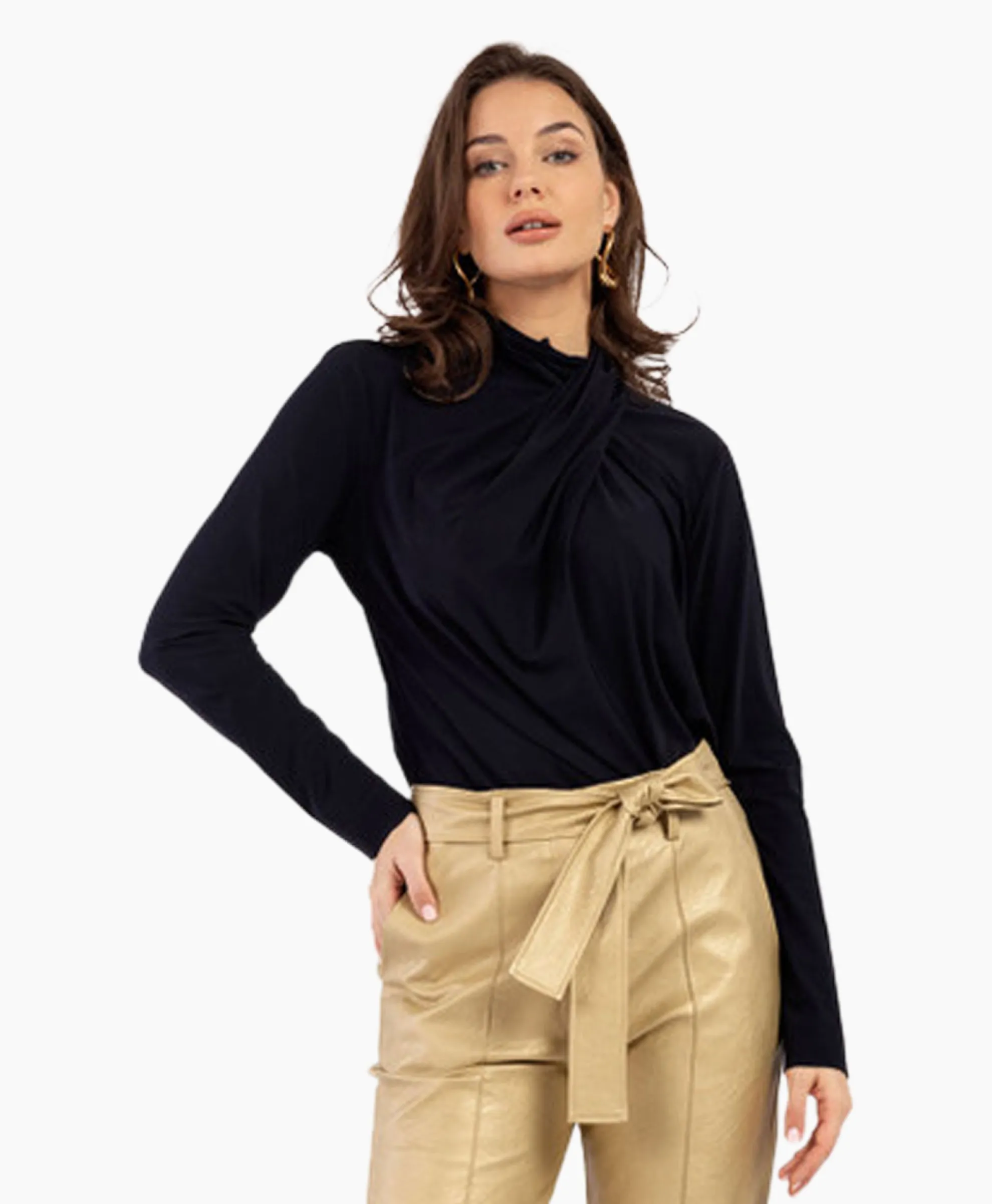 Studio Anneloes Top Lidia Donker Blauw