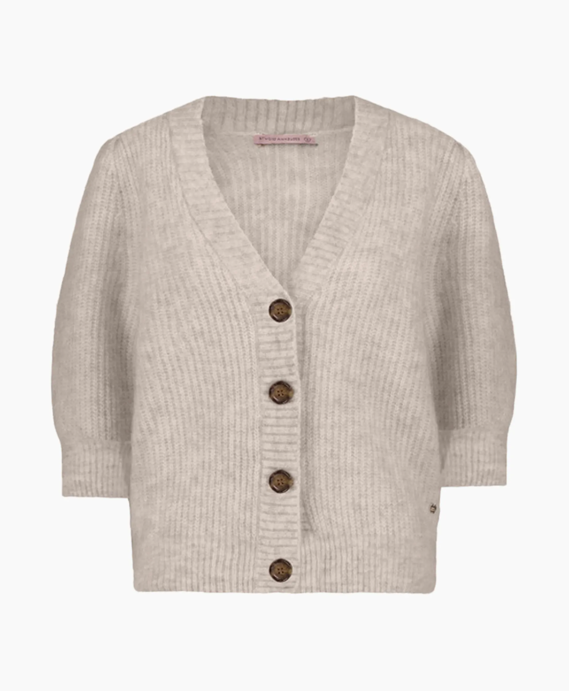 Studio Anneloes Vest Mandy Mohair Cardigan Zand