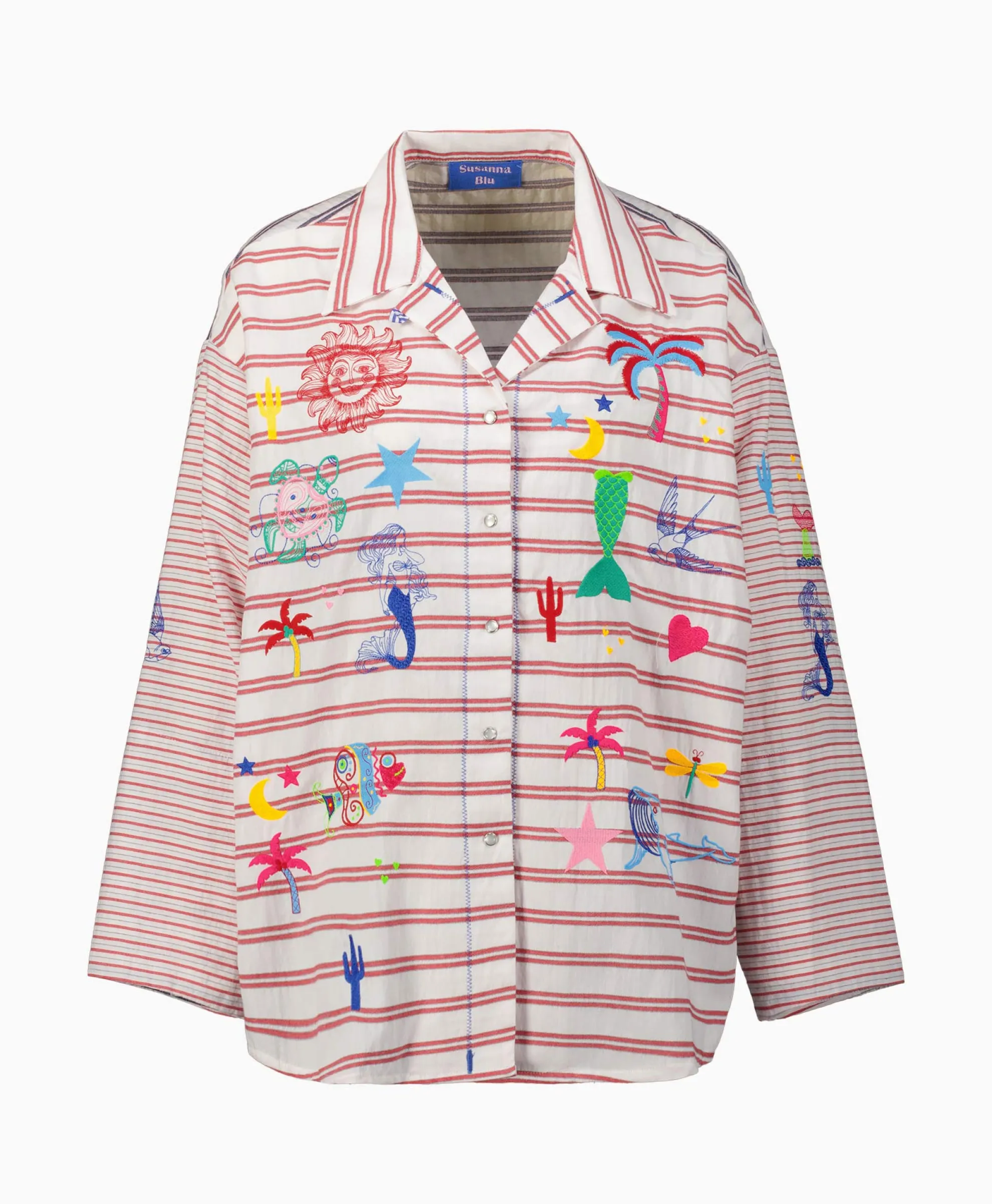 Susanna Blu Blouse Gardenia Gb7 Off White