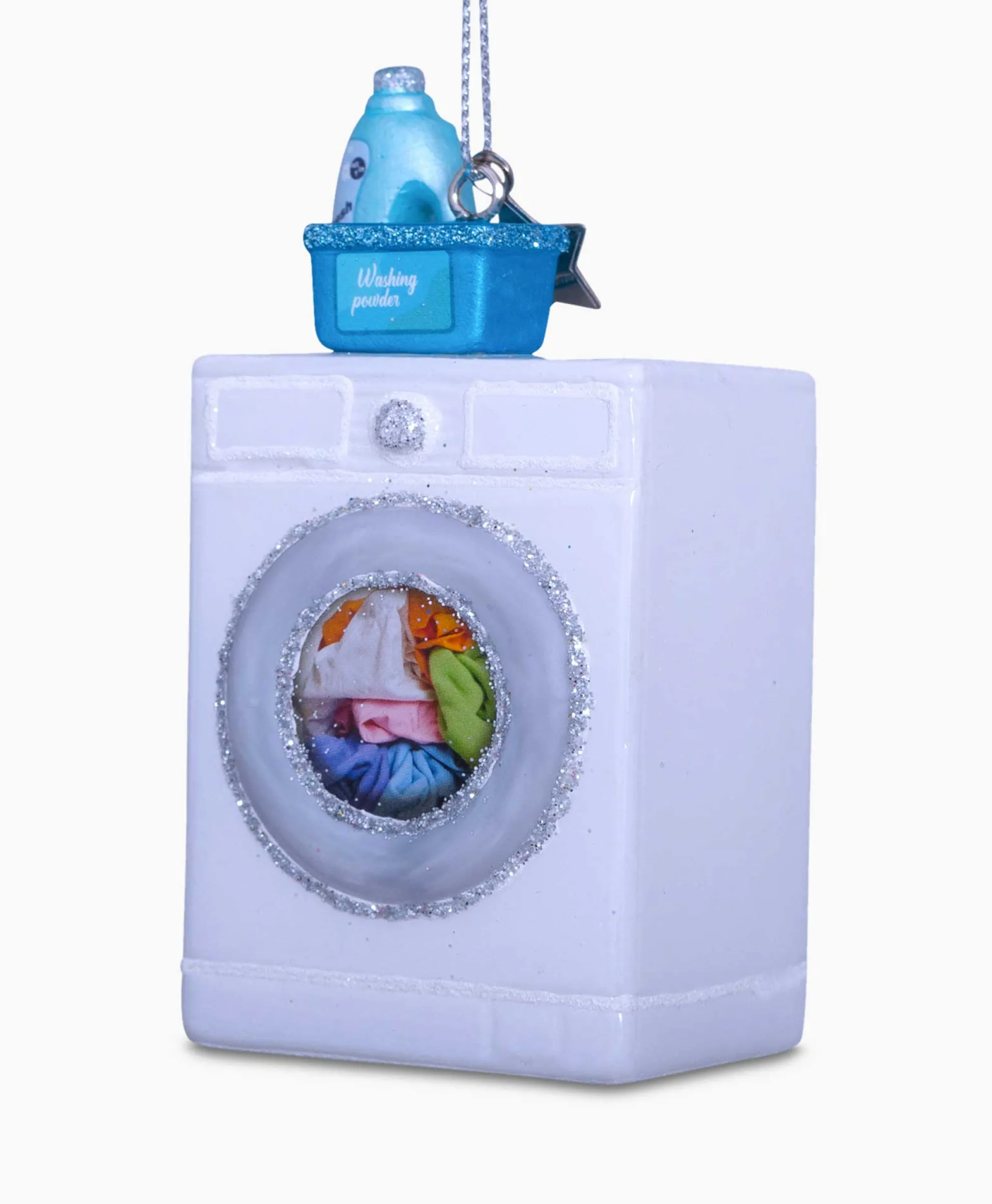 Vondels Vondels Kerstbal Wasmachine Wit