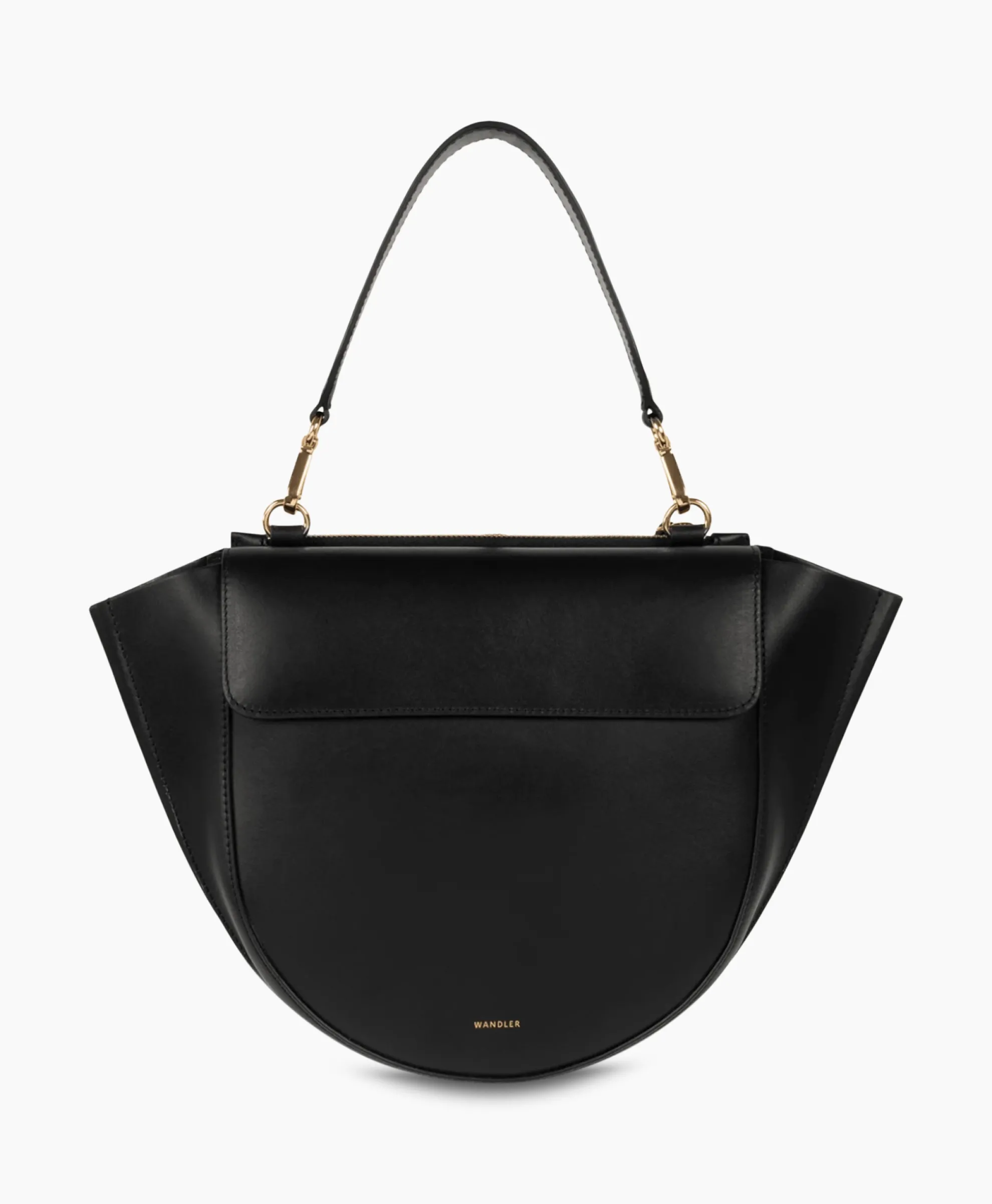 Wandler Crossbody Tas Hortensia Medium Zwart