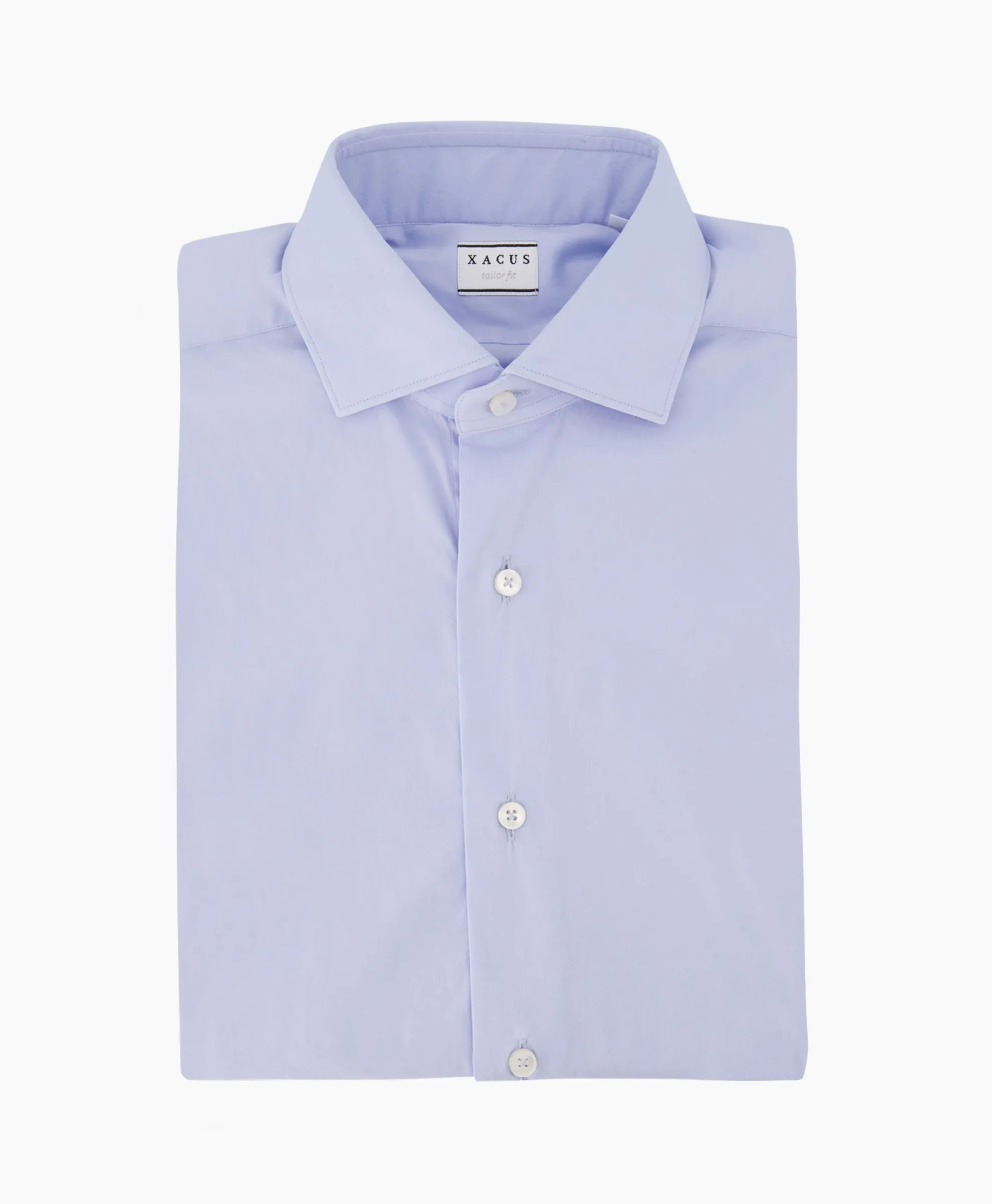 Xacus Tailor Fit Shirt Licht Blauw