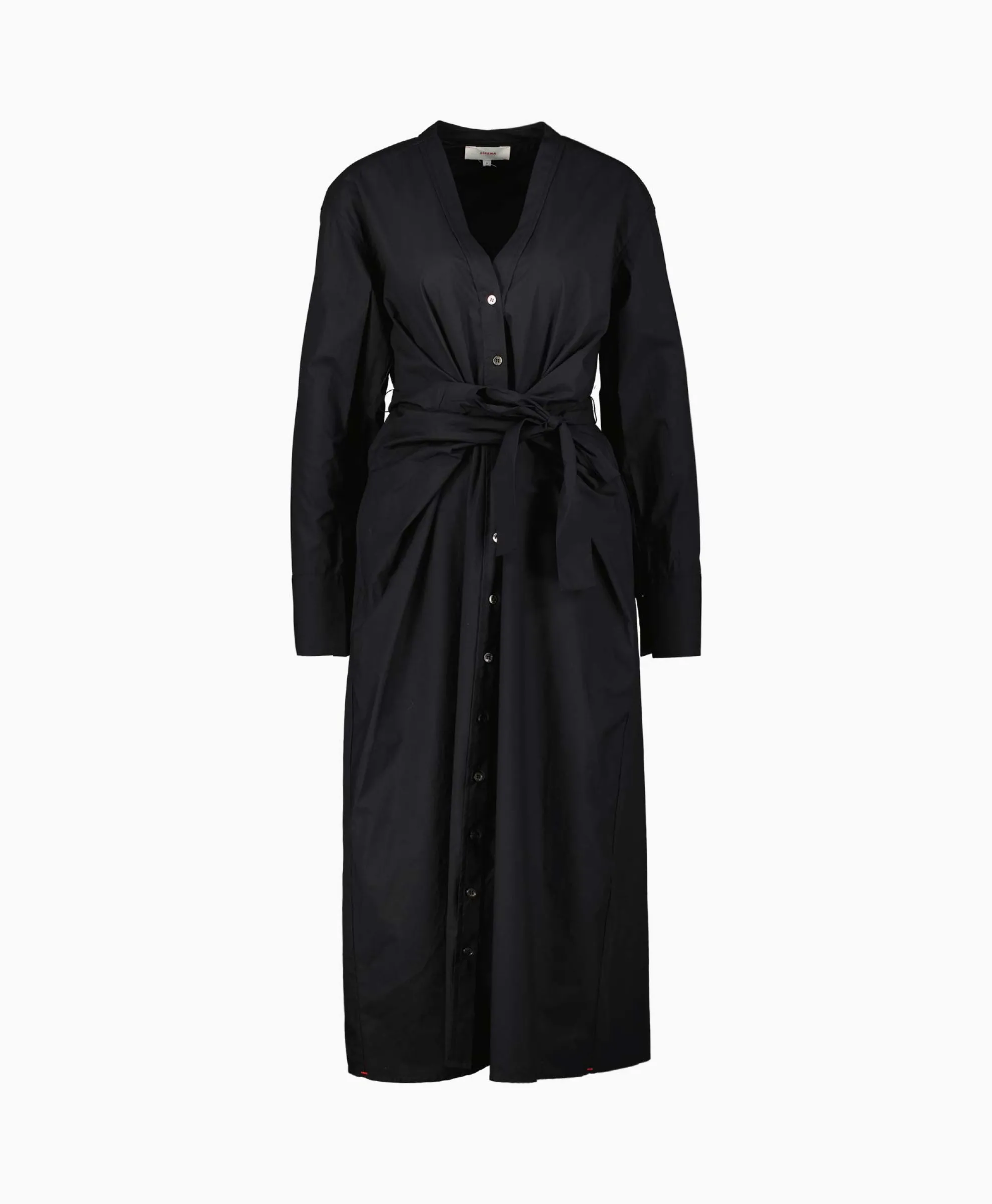 Xirena Midi Jurk Clio Zwart