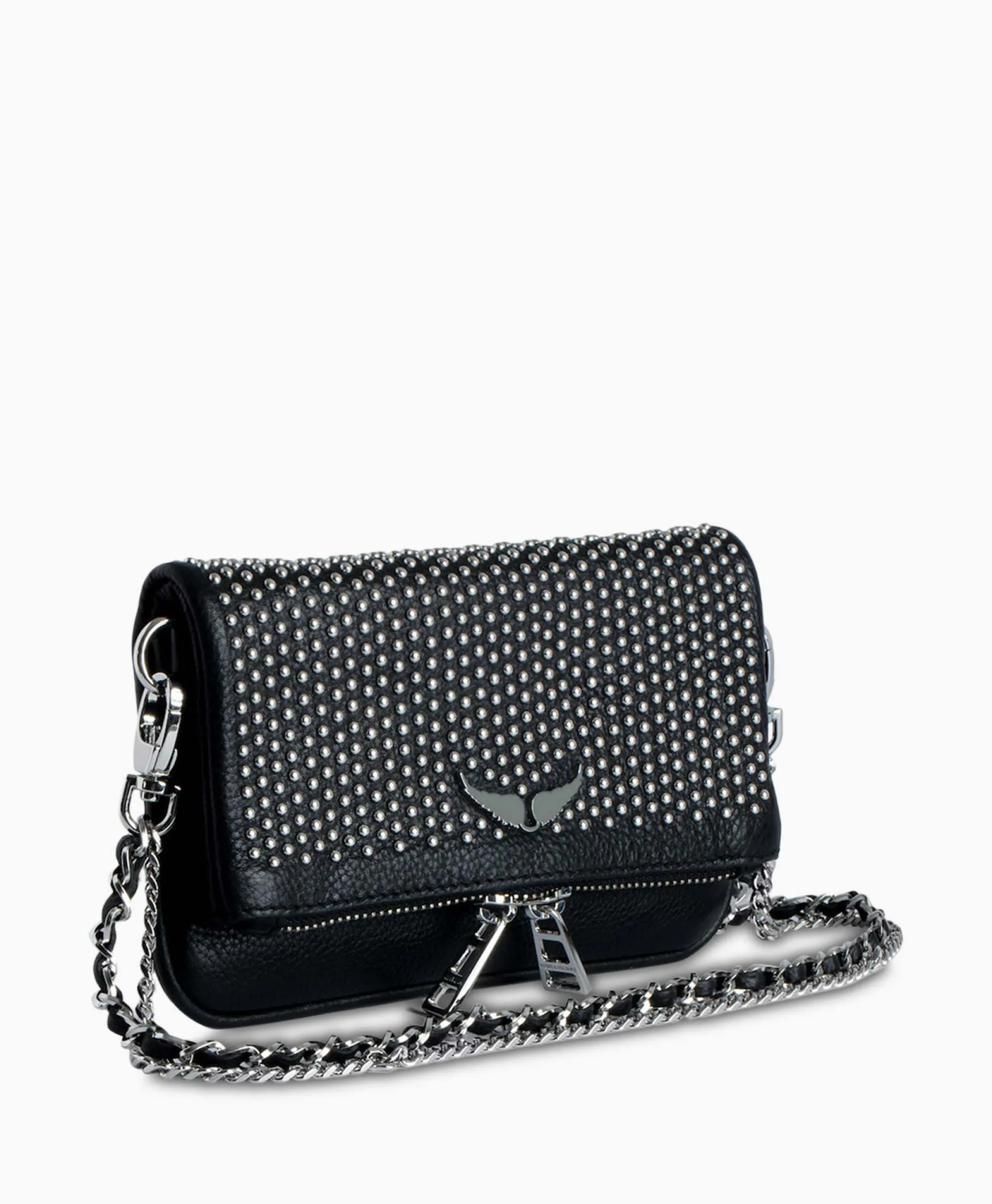 Zadig & Voltaire Crossbody Tas Rock Nano Plumetis Zwart