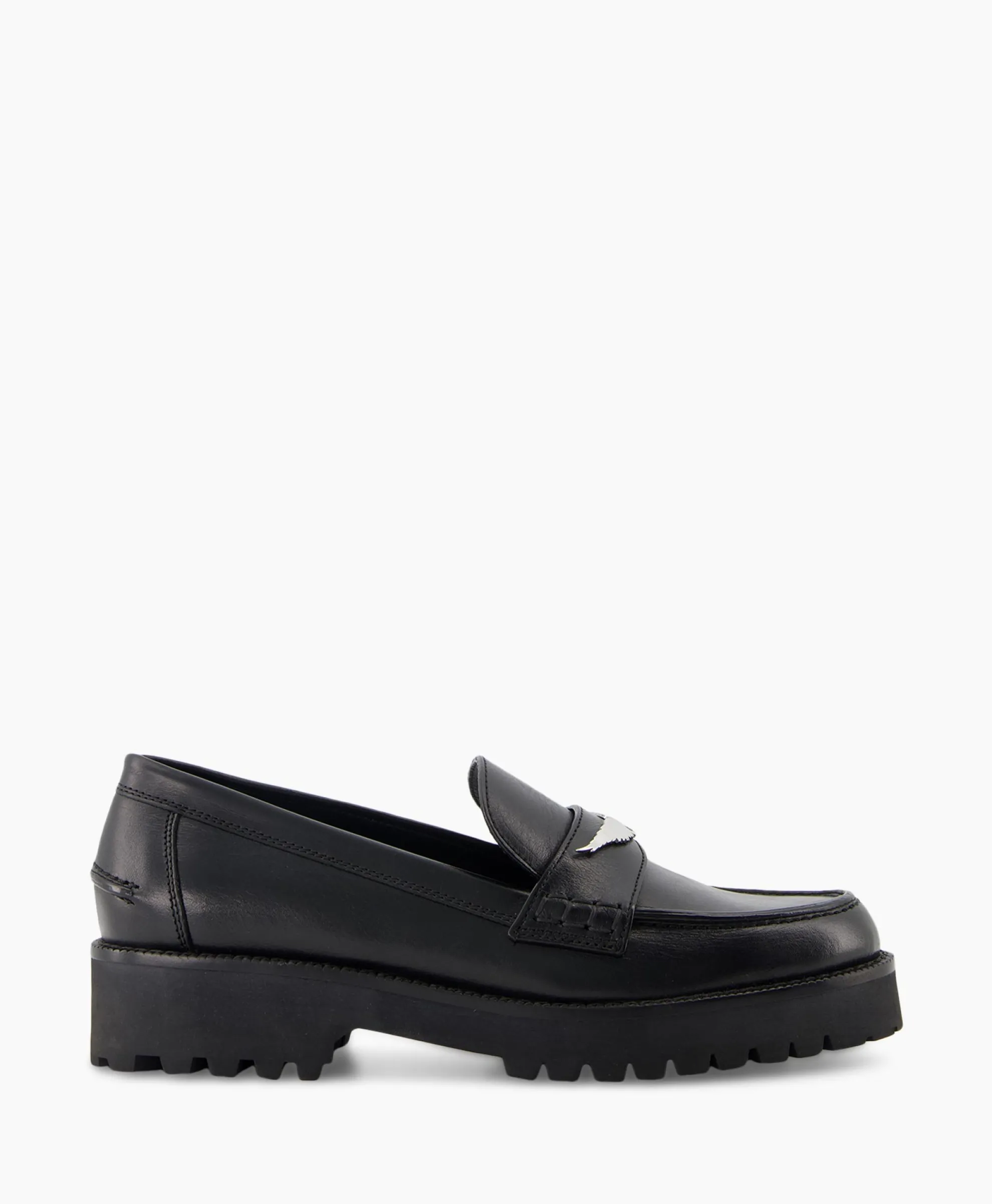 Zadig & Voltaire Loafer Joecassin Semy Shiny Calfskin Zwart